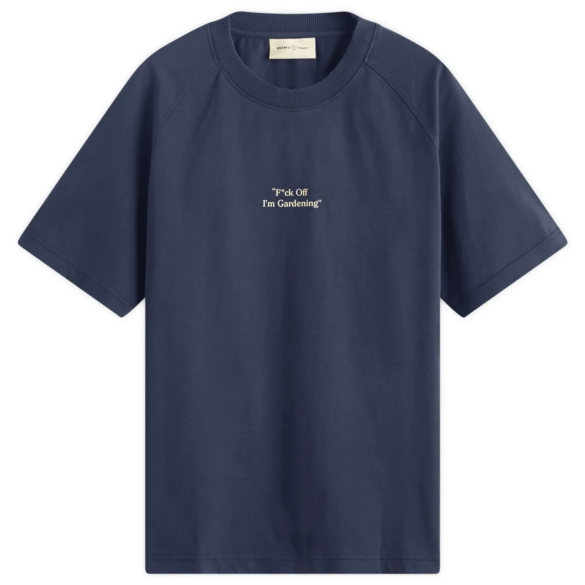 Bram's Fruit Men's F*Ck Off Raglan T-Shirt Solid Midnight Blue