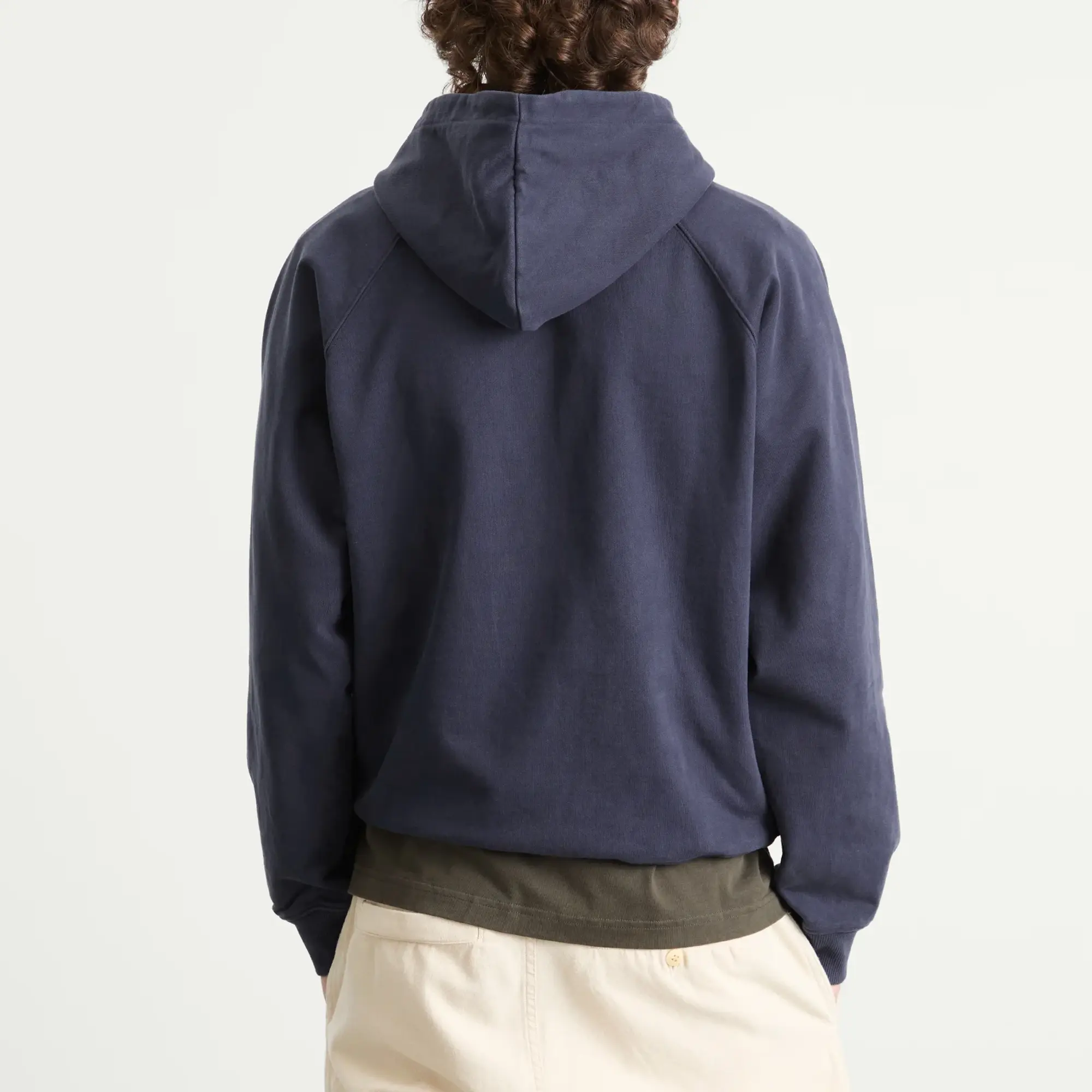 Bram's Fruit Men's F*Ck Off Raglan Hoodie Solid Midnight Blue