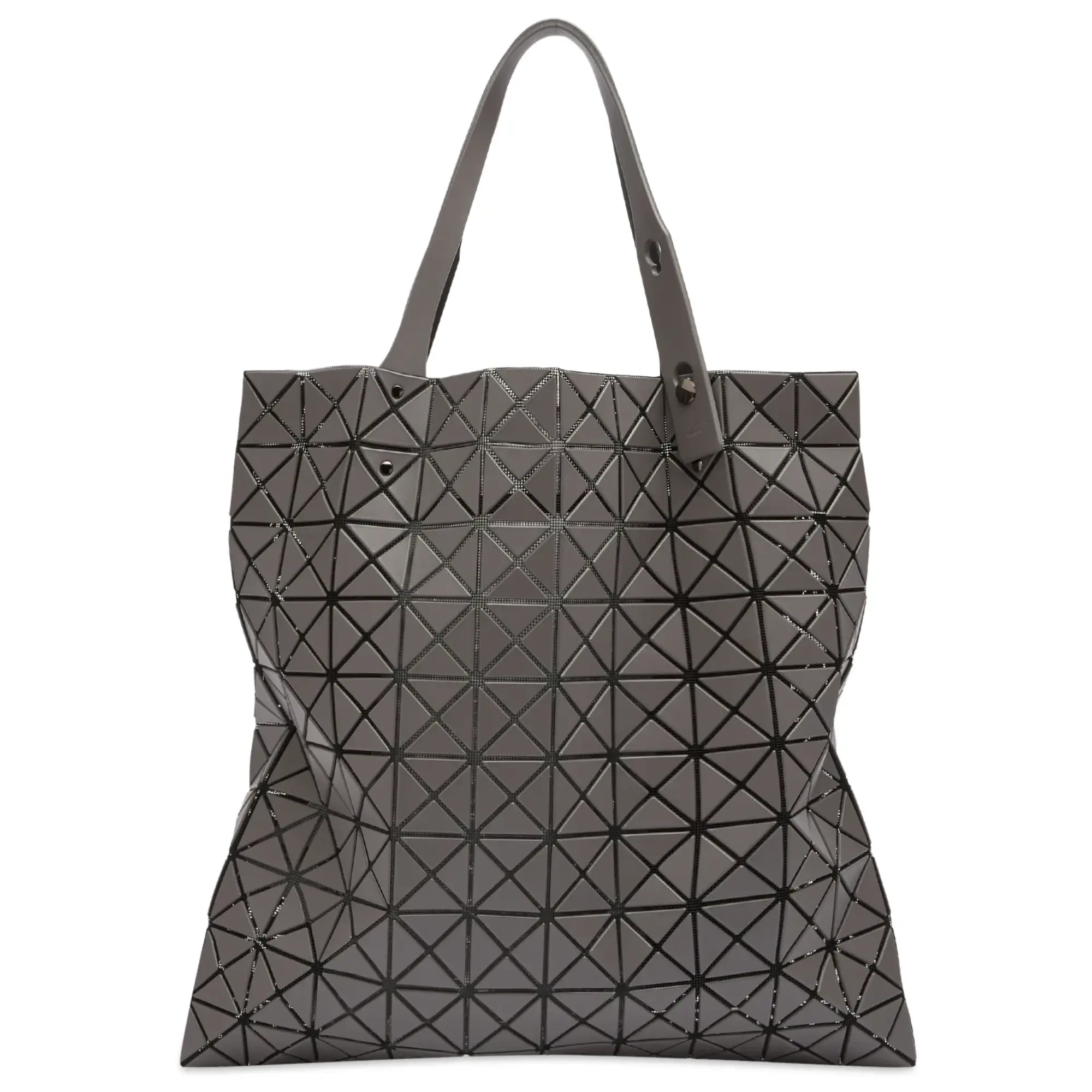 BAO BAO ISSEY MIYAKE Women's Prism Matte Tote Bag - Large Charcoal Grey