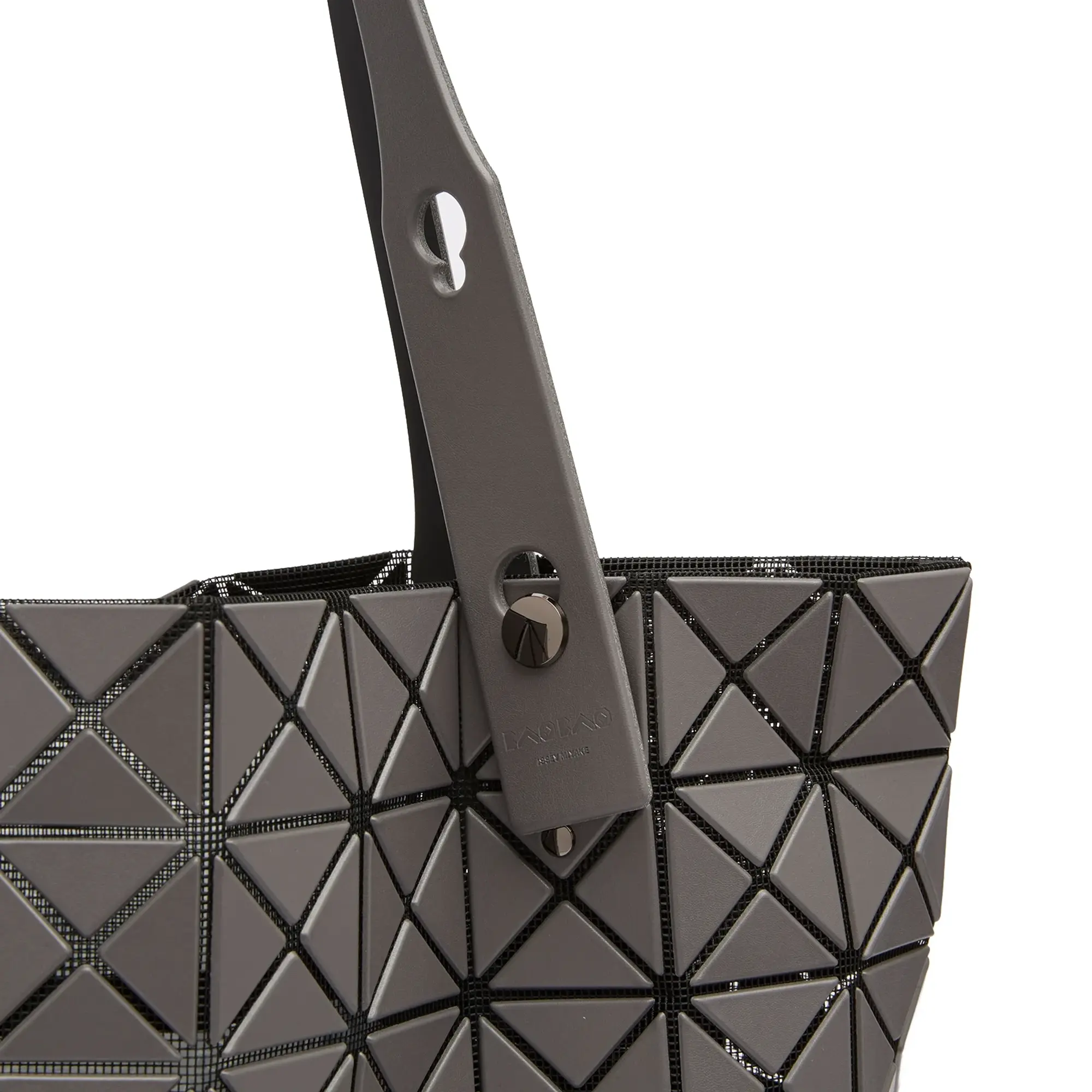BAO BAO ISSEY MIYAKE Women's Prism Matte Tote Bag - Large Charcoal Grey