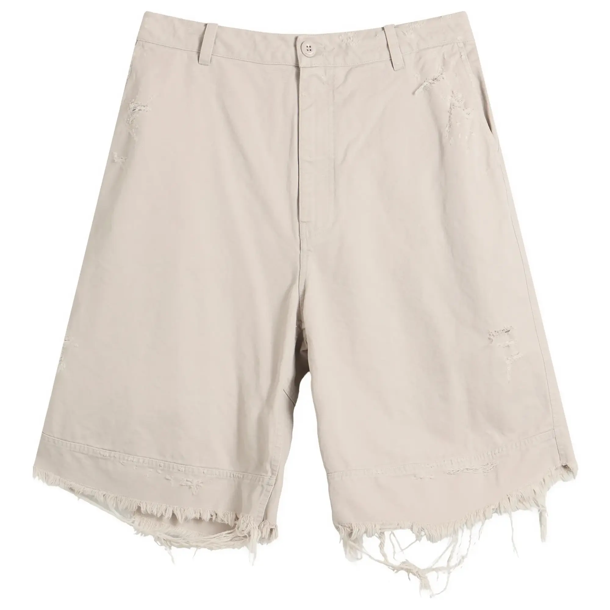 Balenciaga Men's Heavy Cotton Workwear Pants Light Grey