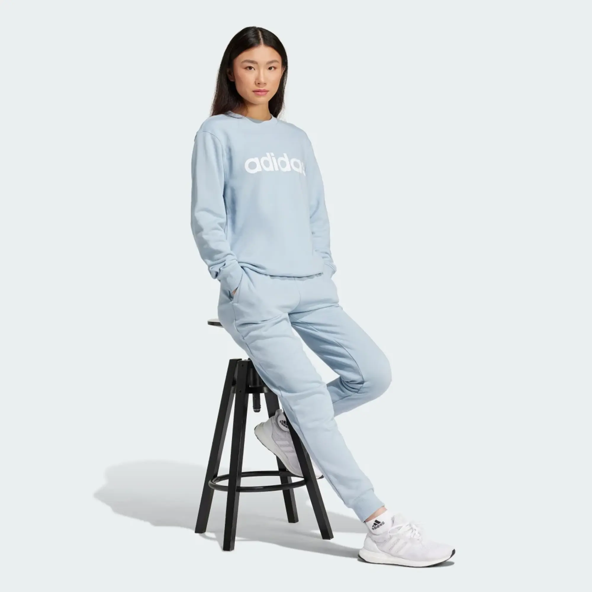 adidas Essentials Linear French Terry Cuffed Joggers
