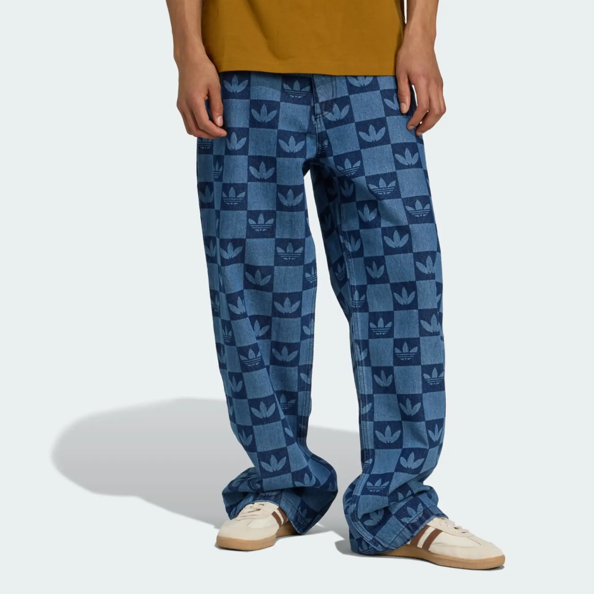 adidas Monogram All Over Print Regular Denim Pants