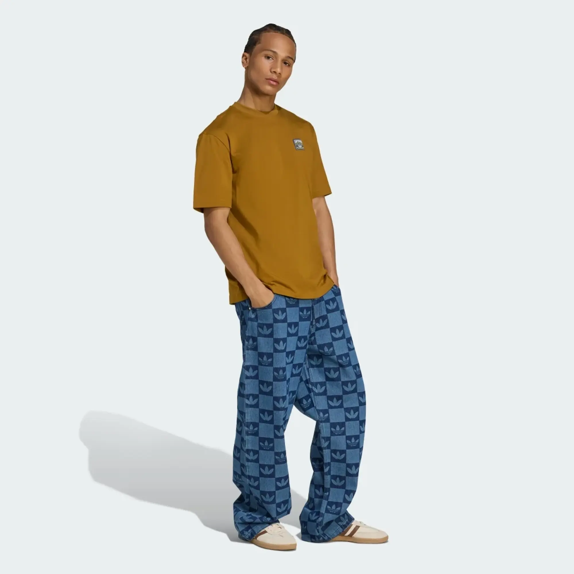 adidas Monogram All Over Print Regular Denim Pants