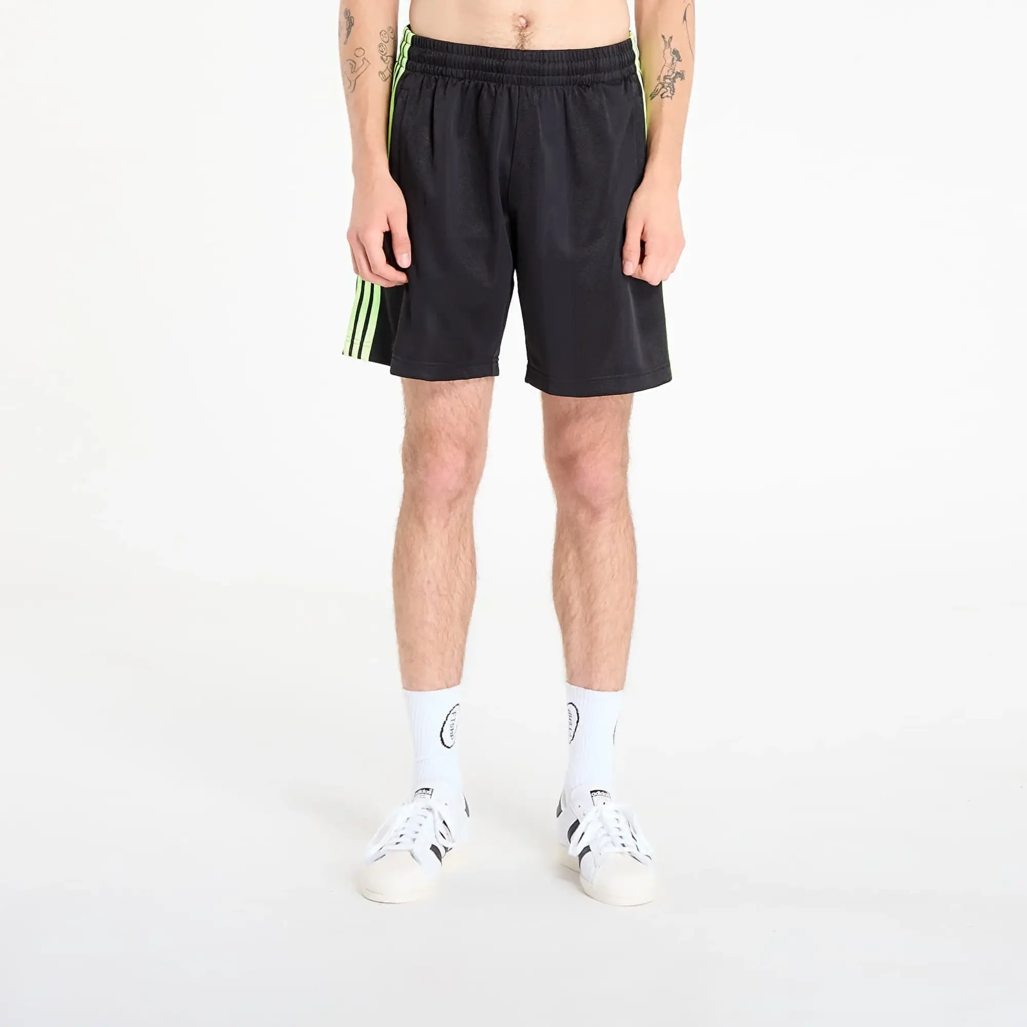 Shorts Adidas Jacquard Shorts Black/ Signal Green S