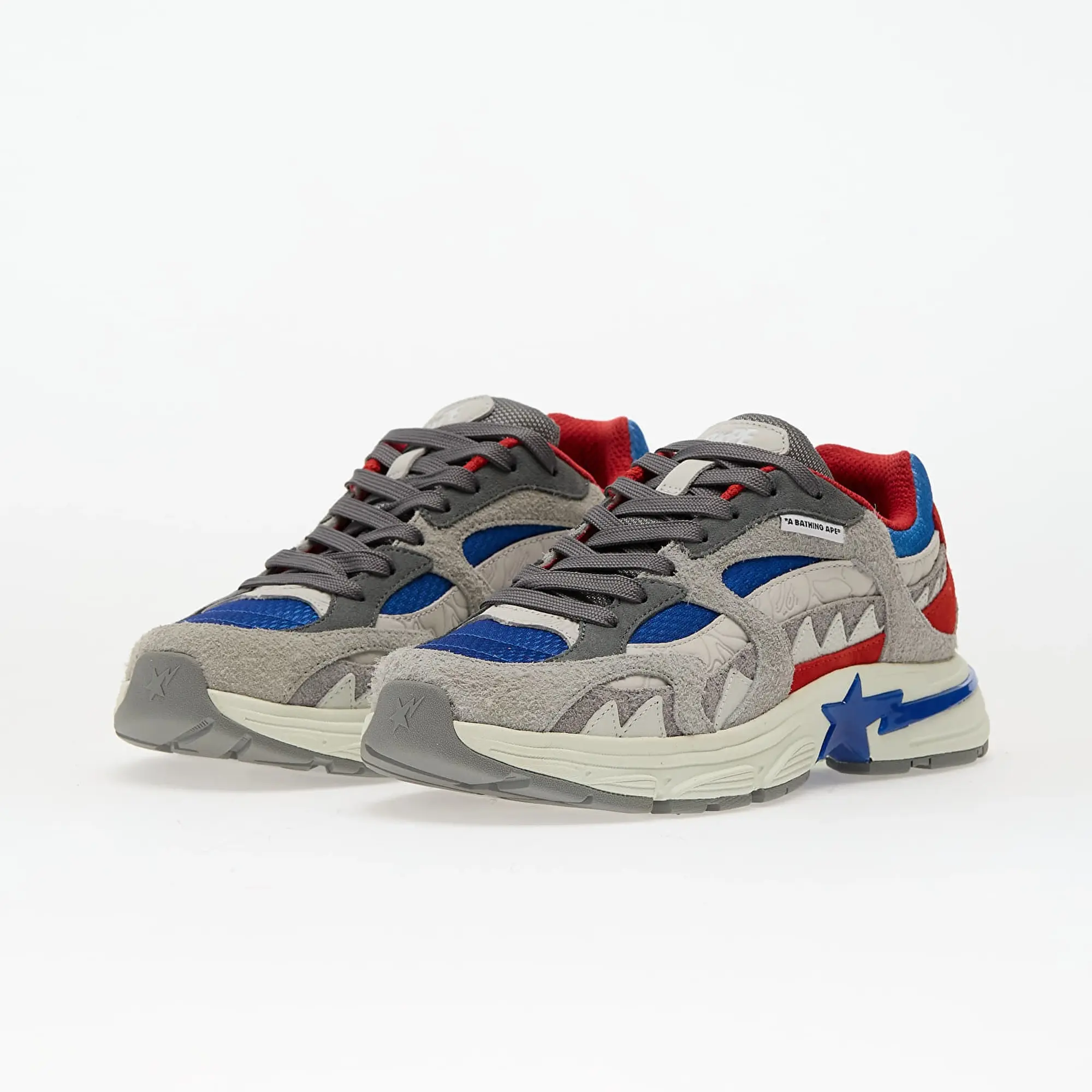 Sneakers A Bathing Ape Bape Shark Sta 2 M2 Blue Eur 40