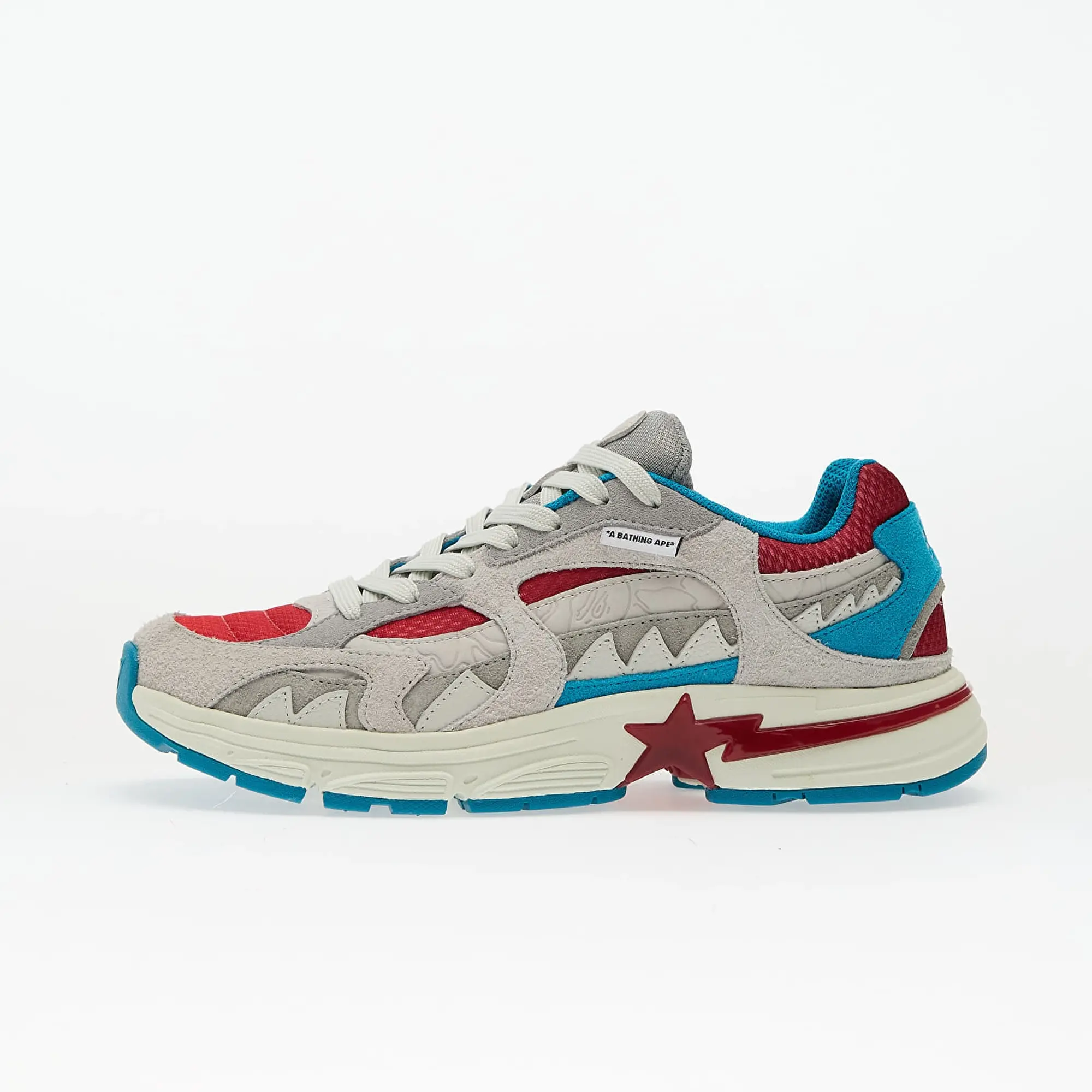 Sneakers A Bathing Ape Bape Shark Sta 2 M2 Gray Eur 43