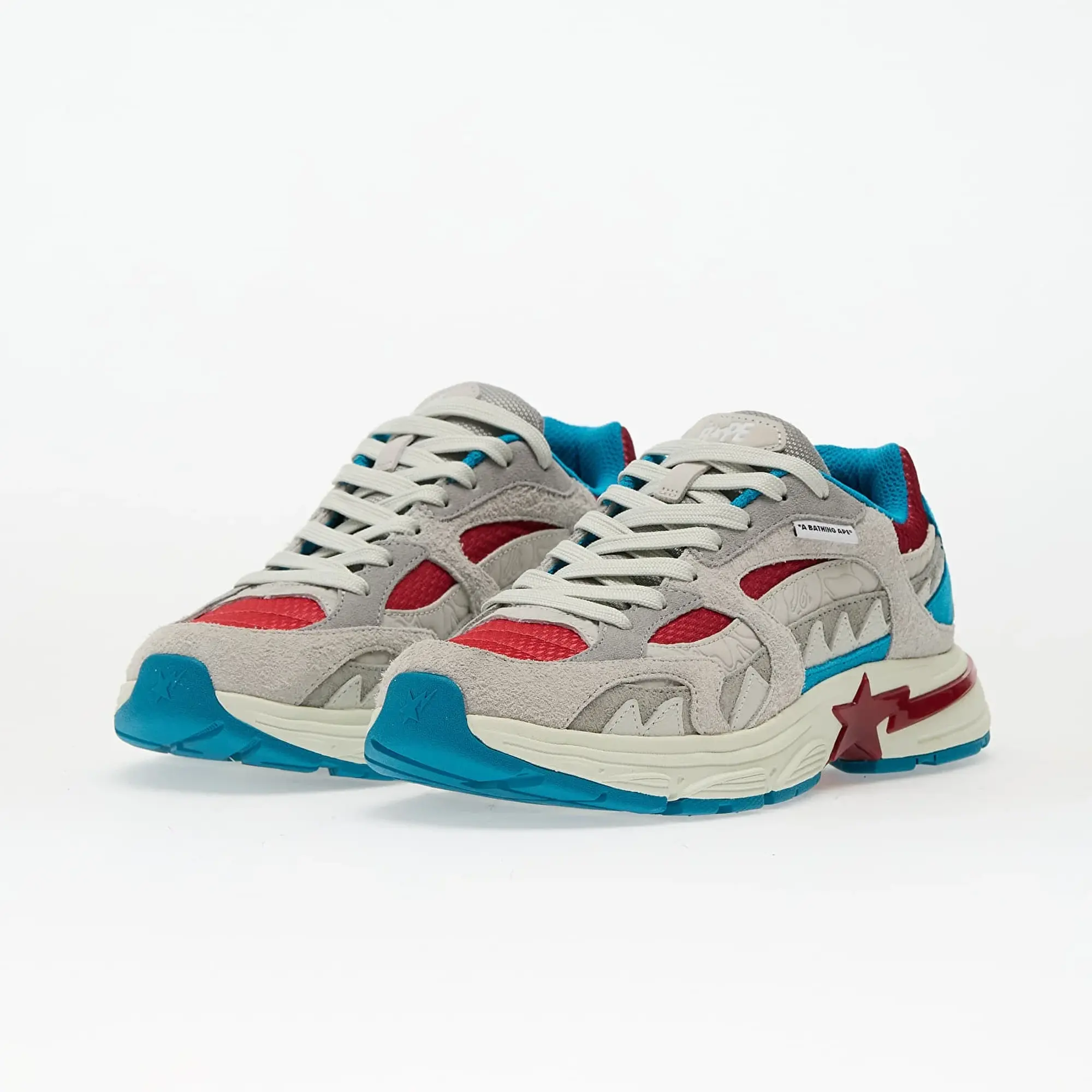 Sneakers A Bathing Ape Bape Shark Sta 2 M2 Gray Eur 43