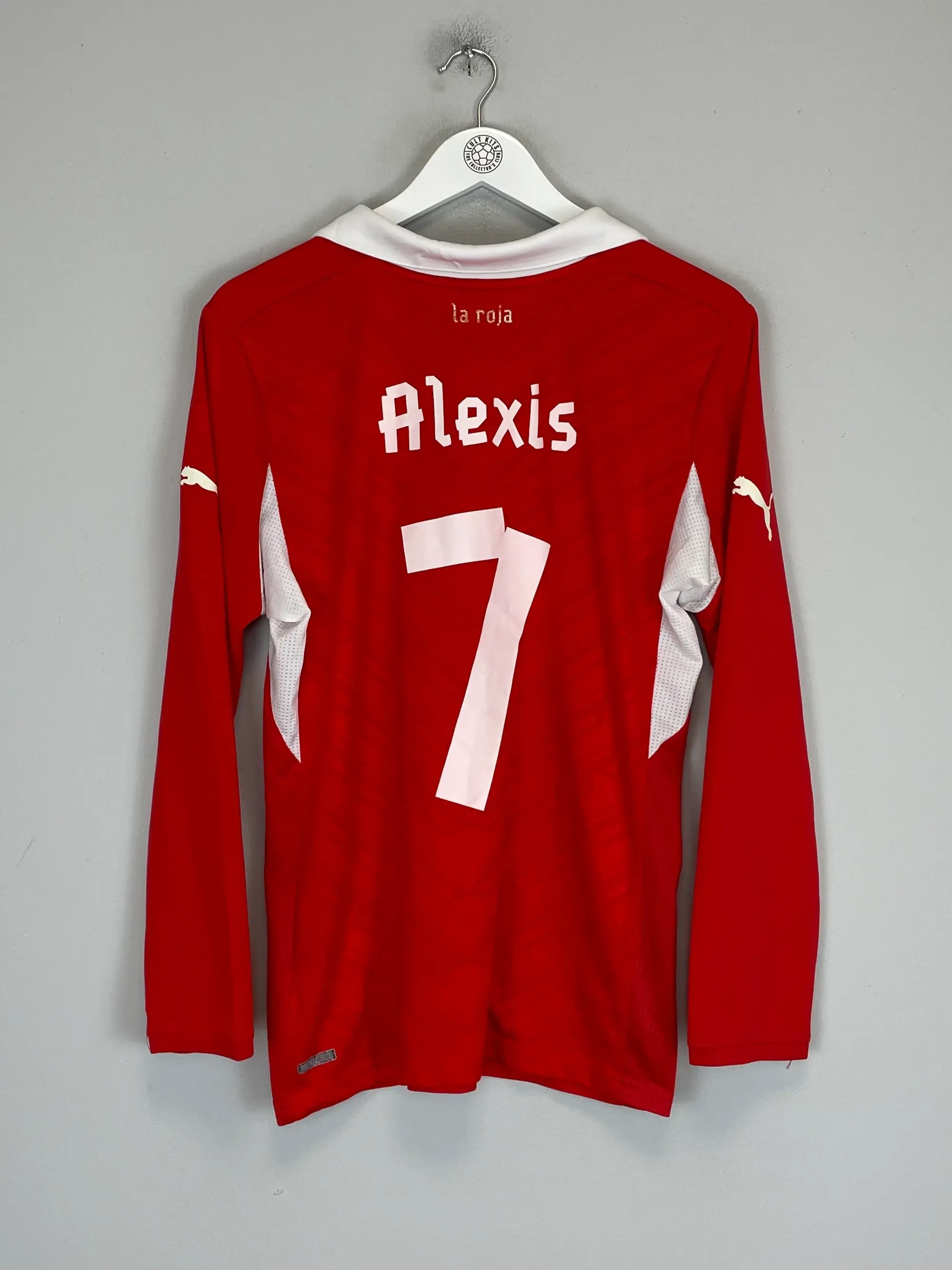 2012/14 CHILE ALEXIS #7 *PLAYER ISSUE* L/S HOME SHIRT (M) PUMA | Cult Kits