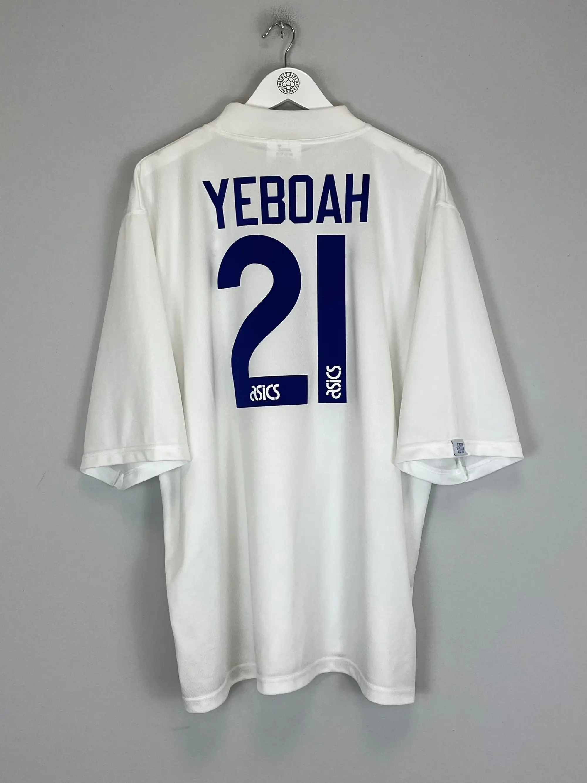 1995/96 LEEDS UNITED YEBOAH #21 HOME SHIRT (XXL) ASICS | Cult Kits