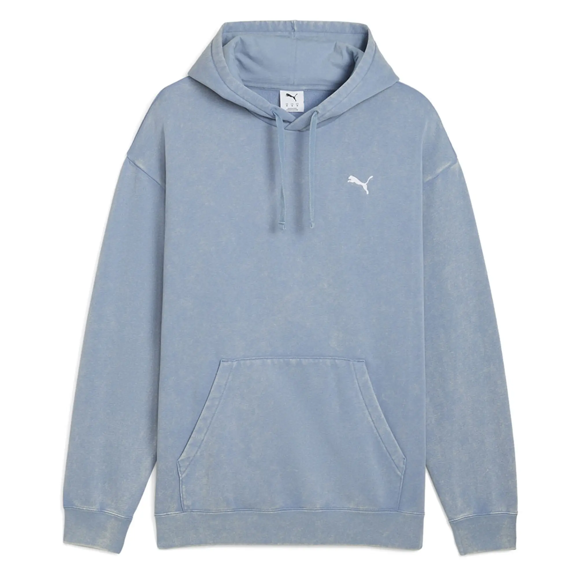 PUMA Essentials Elevated Relaxed Wash Hoodie Men, Cool Blue