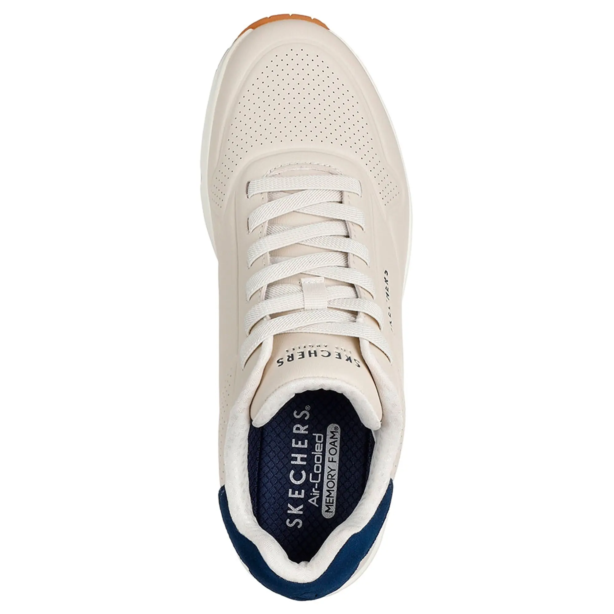Skechers Men's Uno - Tailored Air Sneaker in Natural/Blue