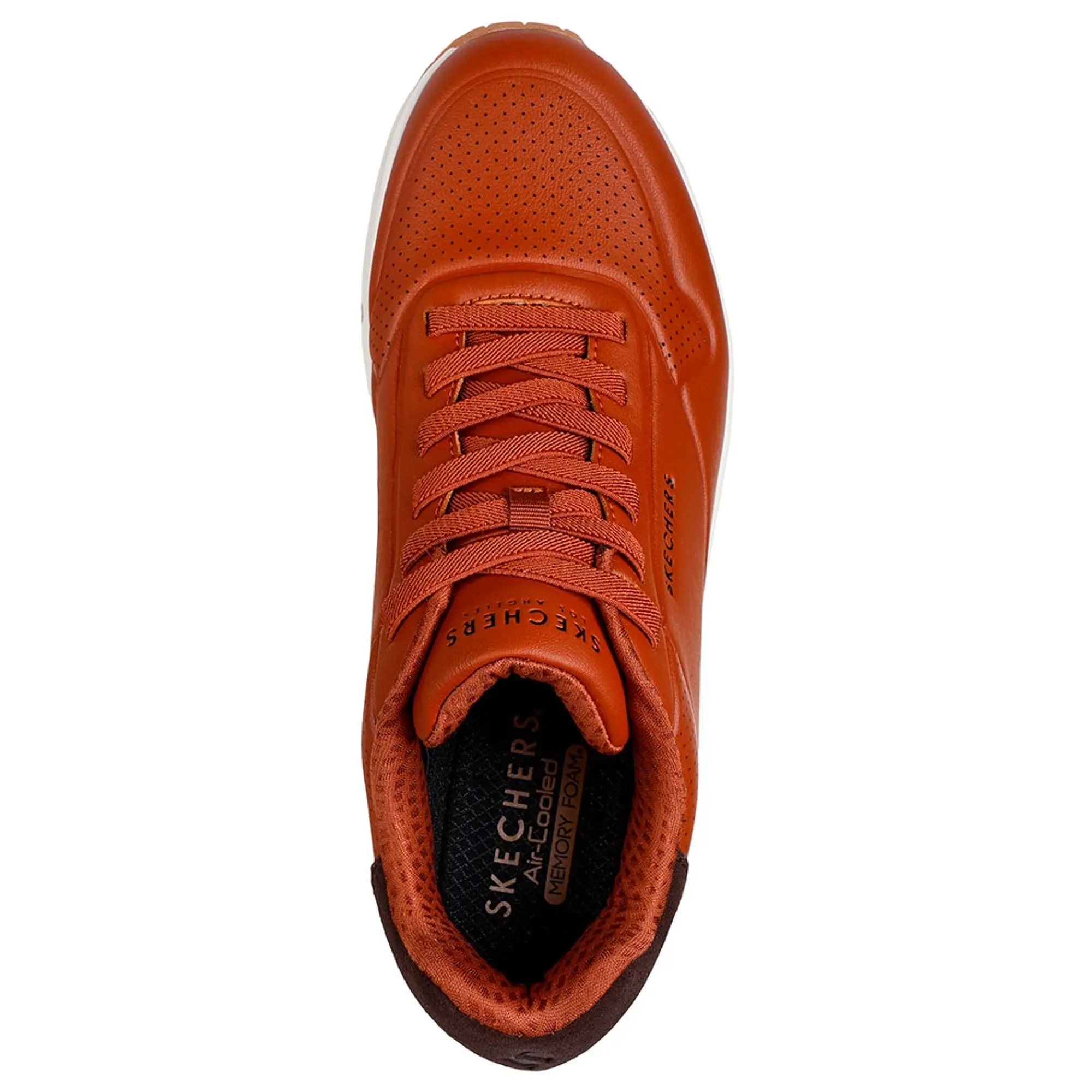 Skechers Men's Uno - Tailored Air Sneaker in Cognac
