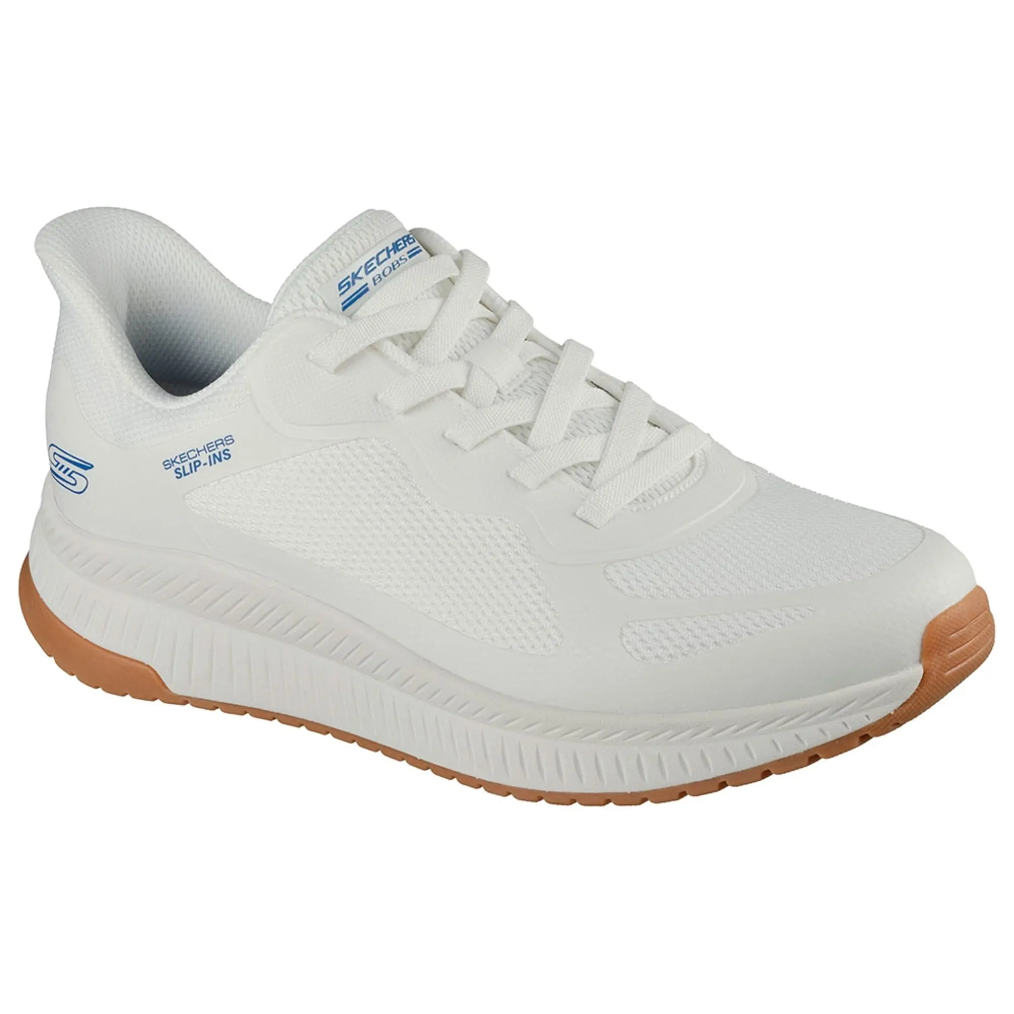 Skechers Men's Slip-ins: BOBS Sport Squad Chaos 4 Sneaker in White