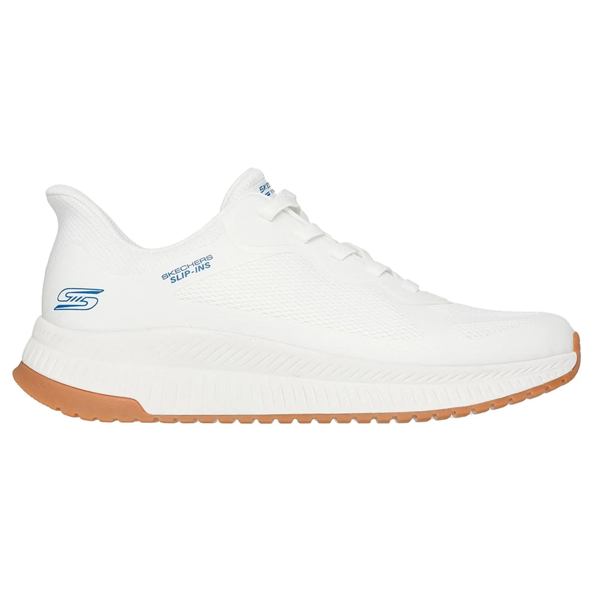 Skechers Men's Slip-ins: BOBS Sport Squad Chaos 4 Sneaker in White
