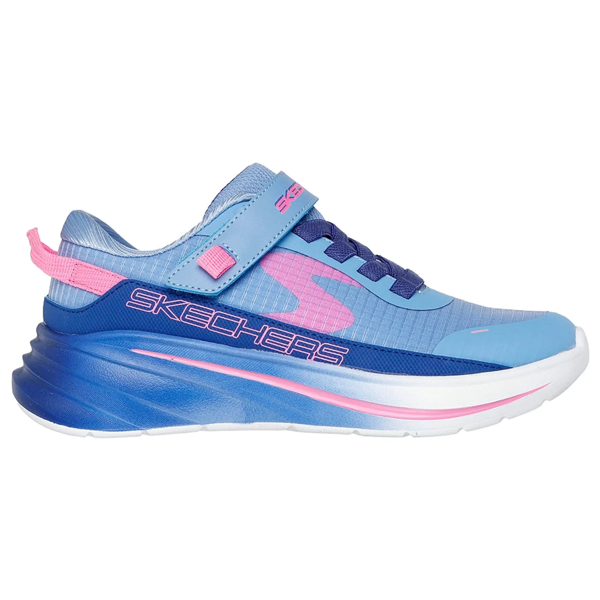 Skechers Girls Wave 92 - Imara Lite Sneaker in Blue/Navy Blue