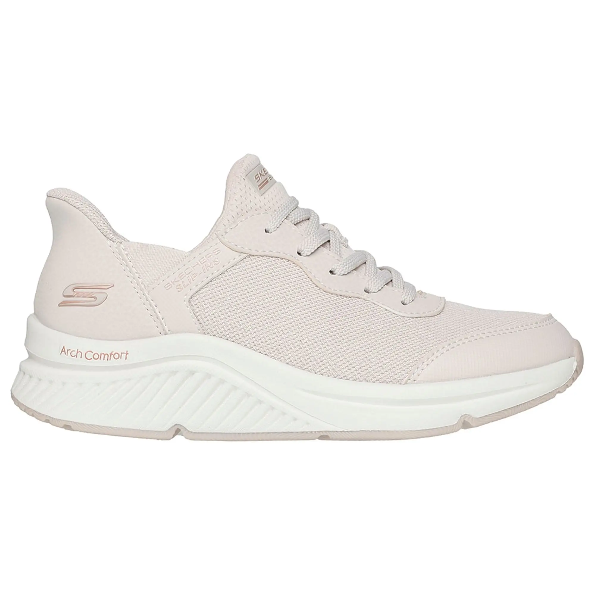 Skechers Women's Slip-ins: BOBS Arch Comfort B Sweet - A Look Sneaker in Natural