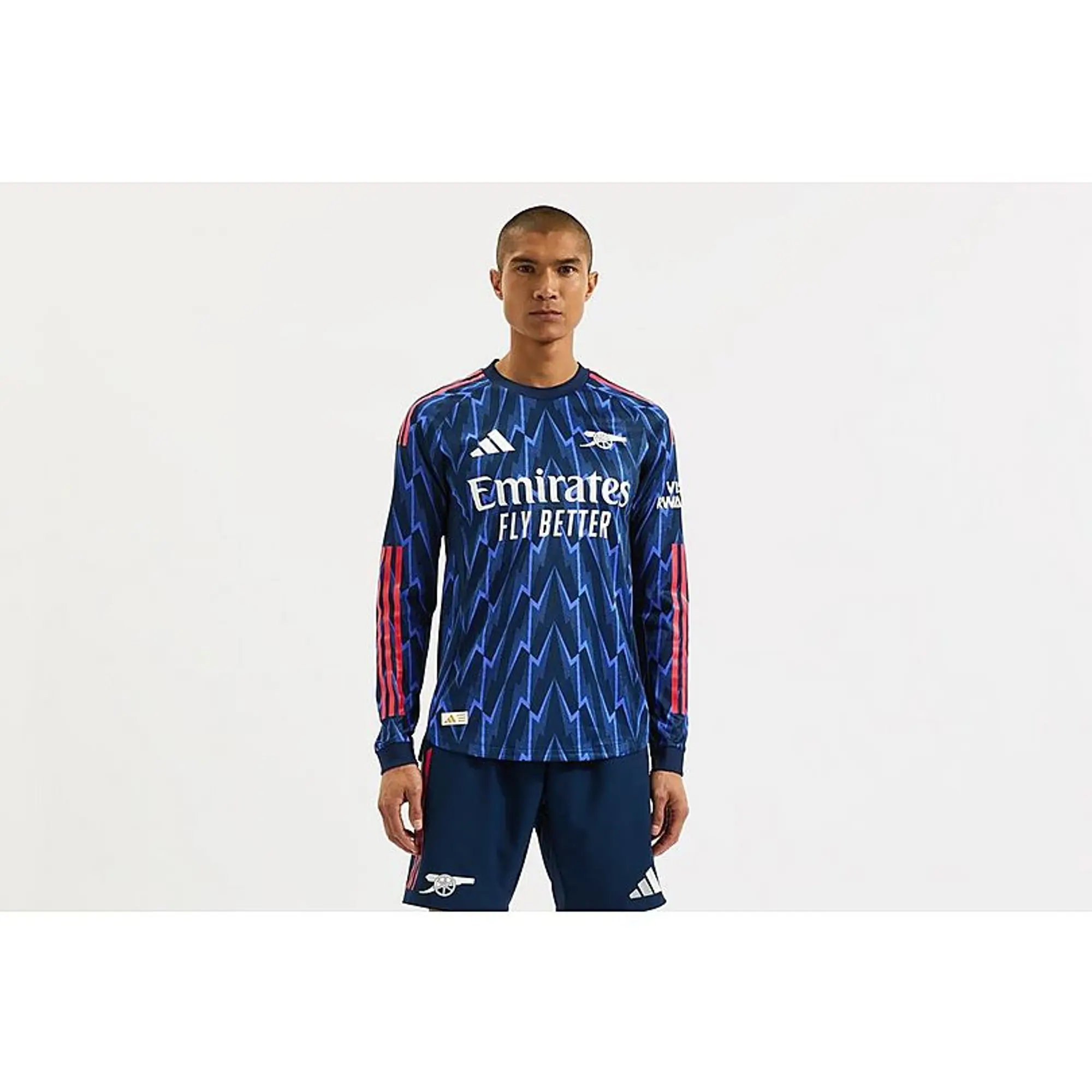 Arsenal adidas 25/26 Authentic Long Sleeved Away Shirt, Multicolor
