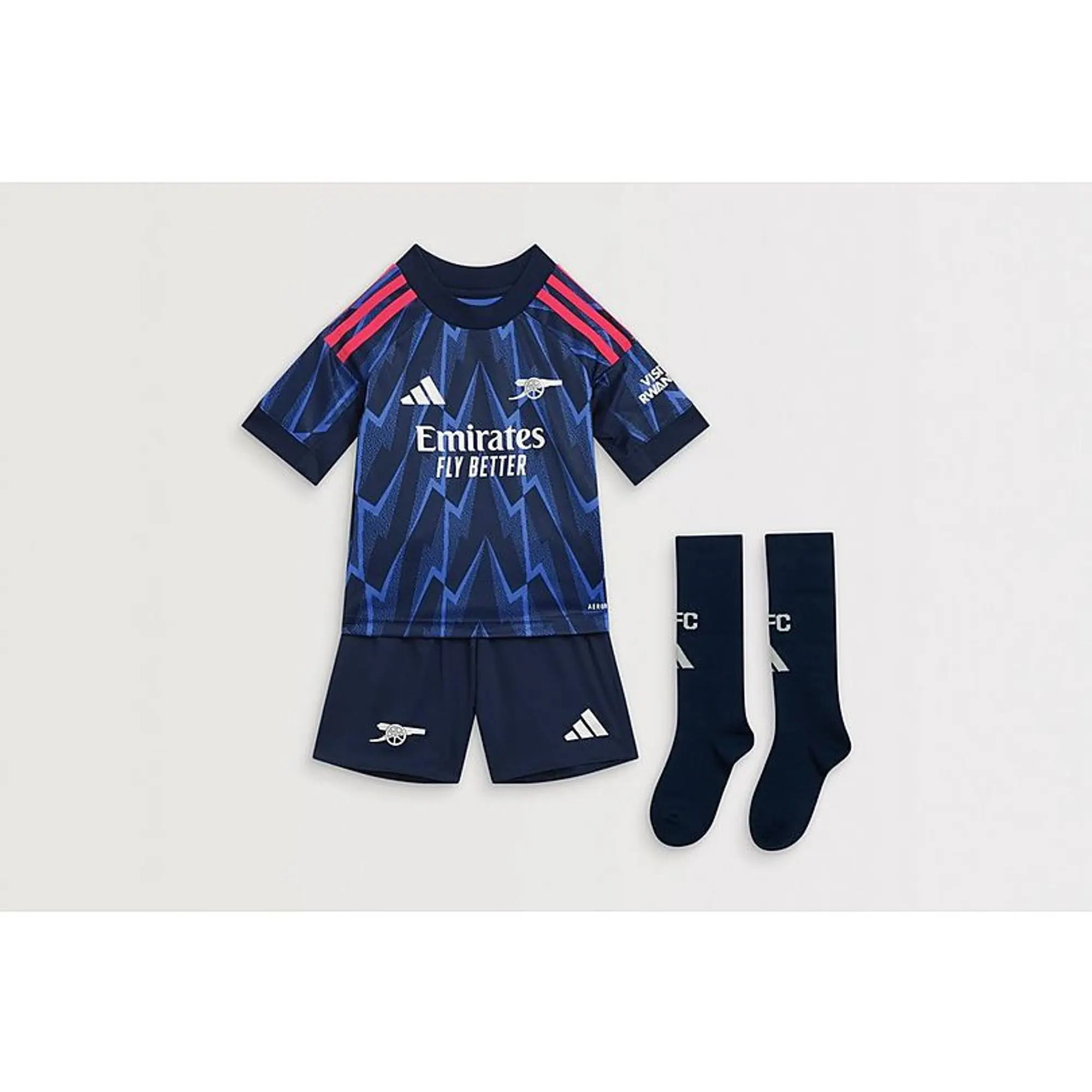 Arsenal adidas 25/26 Away Mini Kit, Multicolor