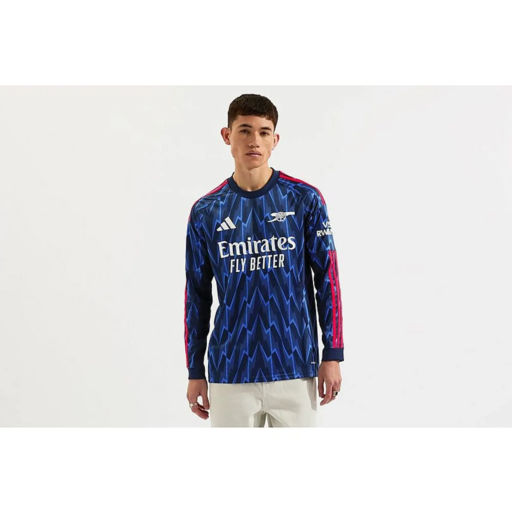Arsenal adidas 25/26 Long Sleeved Away Shirt, Multicolor