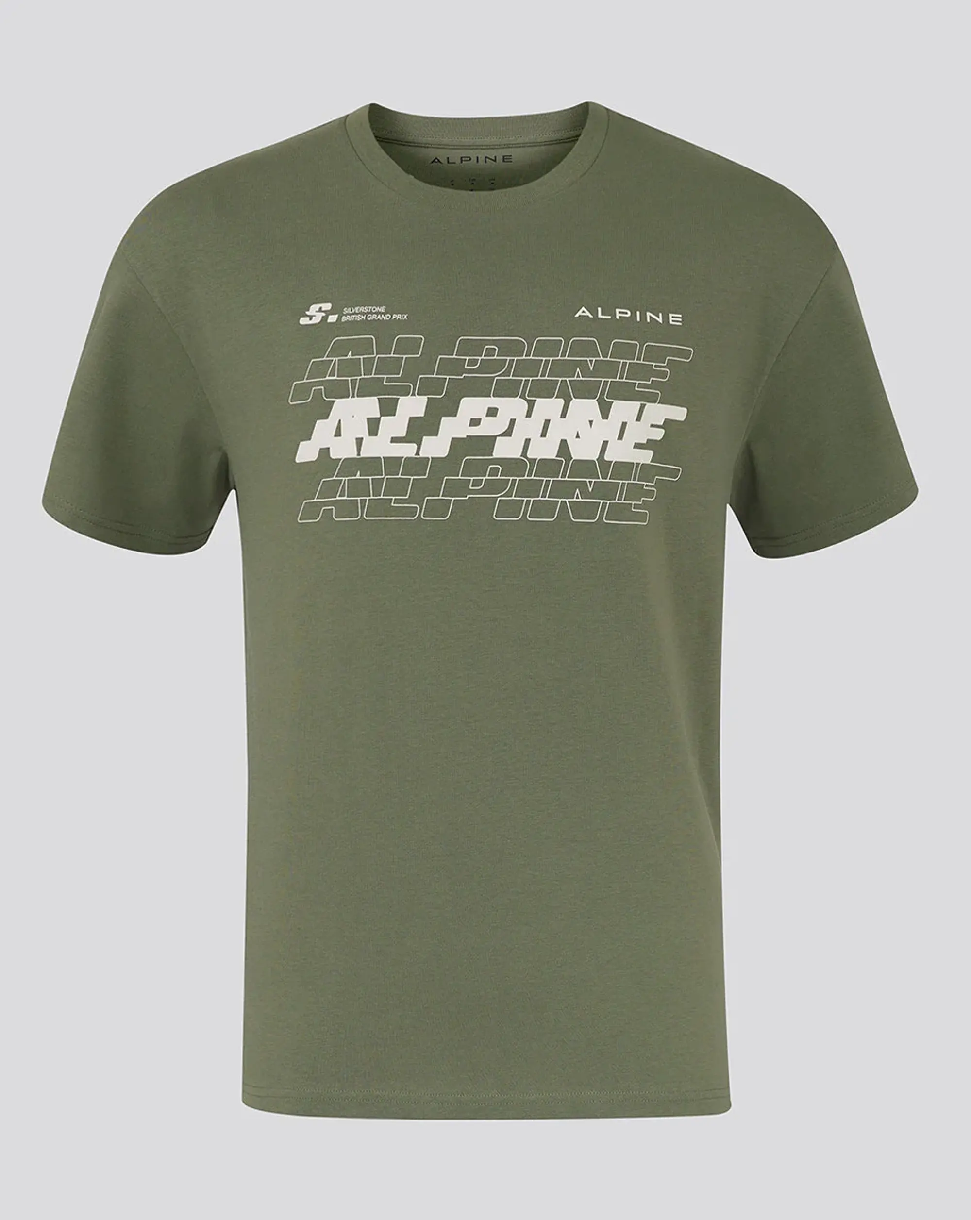 Castore Bwt Alpine Formula One Team Silverstone Oversized T-shirt Unisex - Egret
