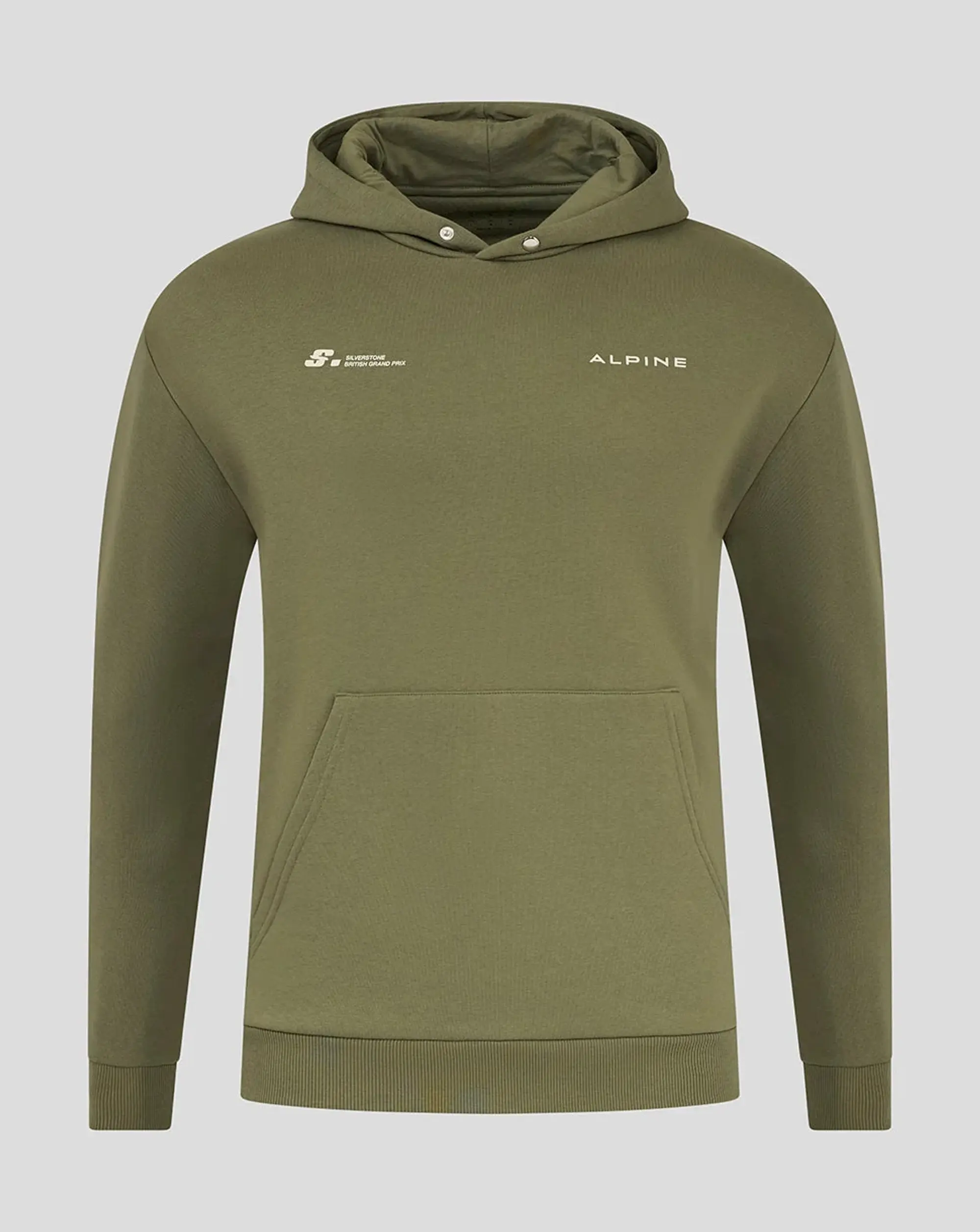 Castore Bwt Alpine Formula One Team Silverstone Oversized Overhead Hoodie Unisex - Green