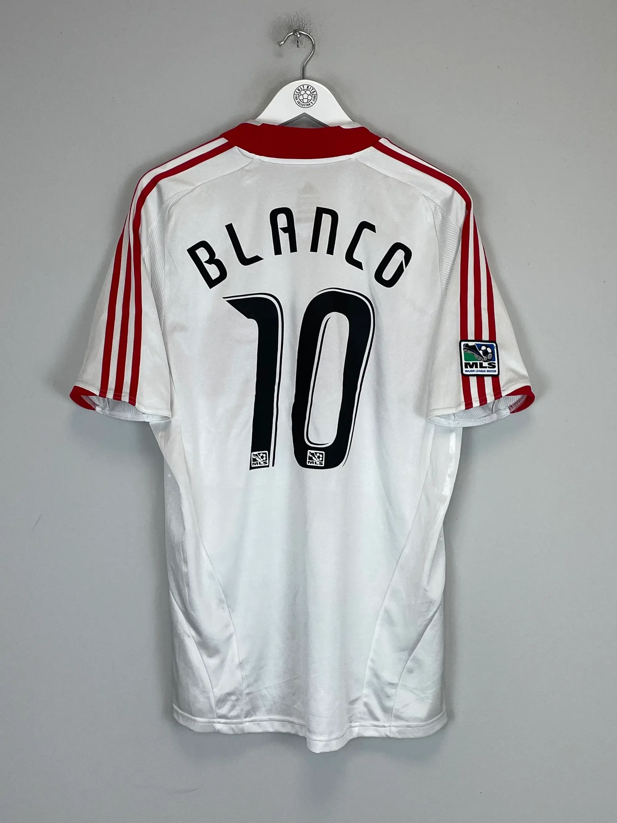 2008 CHICAGO FIRE BLANCO #10 AWAY SHIRT (L) ADIDAS | Cult Kits