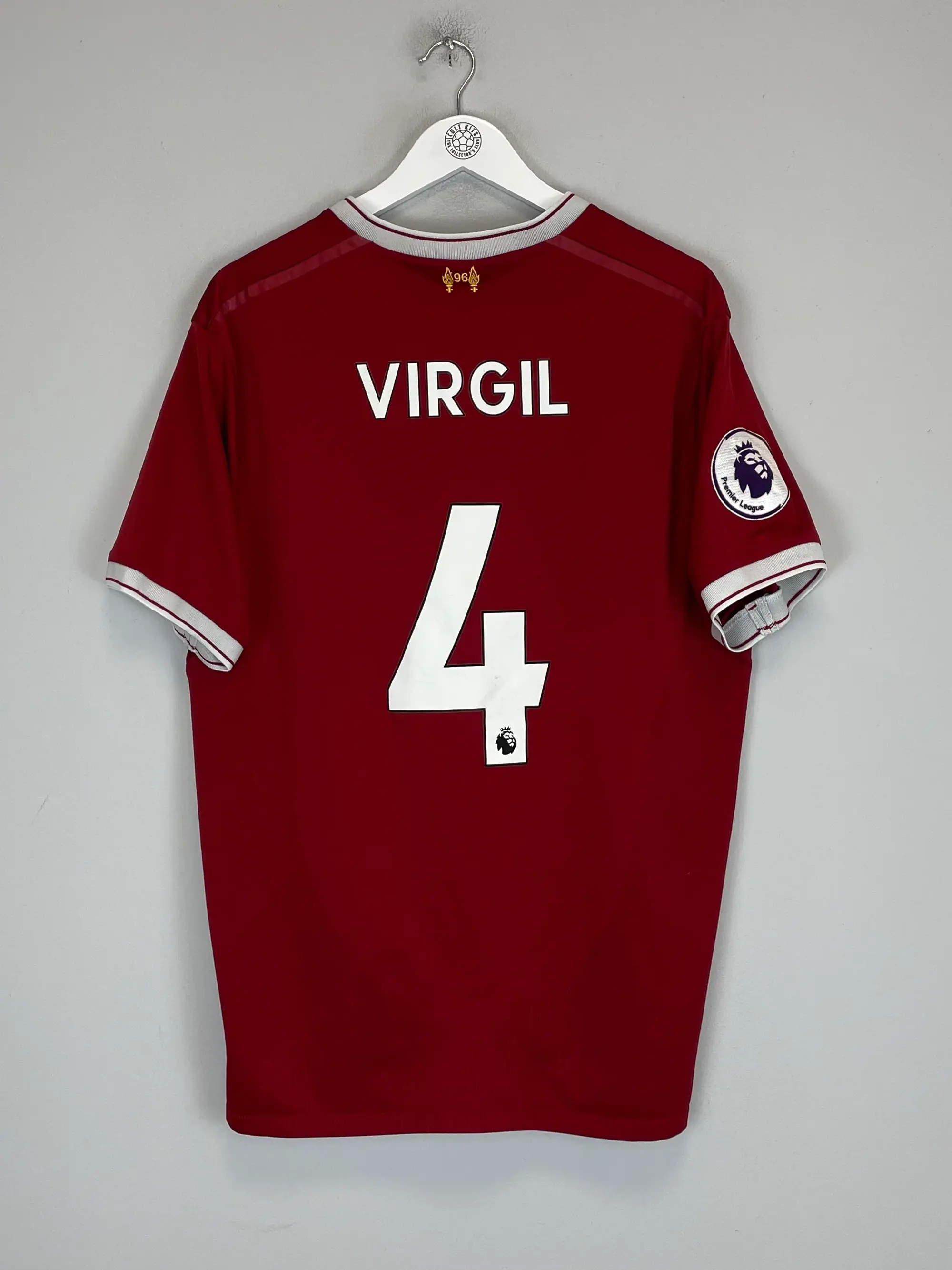 2017/18 LIVERPOOL VIRGIL #4 *125 YEARS* HOME SHIRT (L) NEW BALANCE | Cult Kits