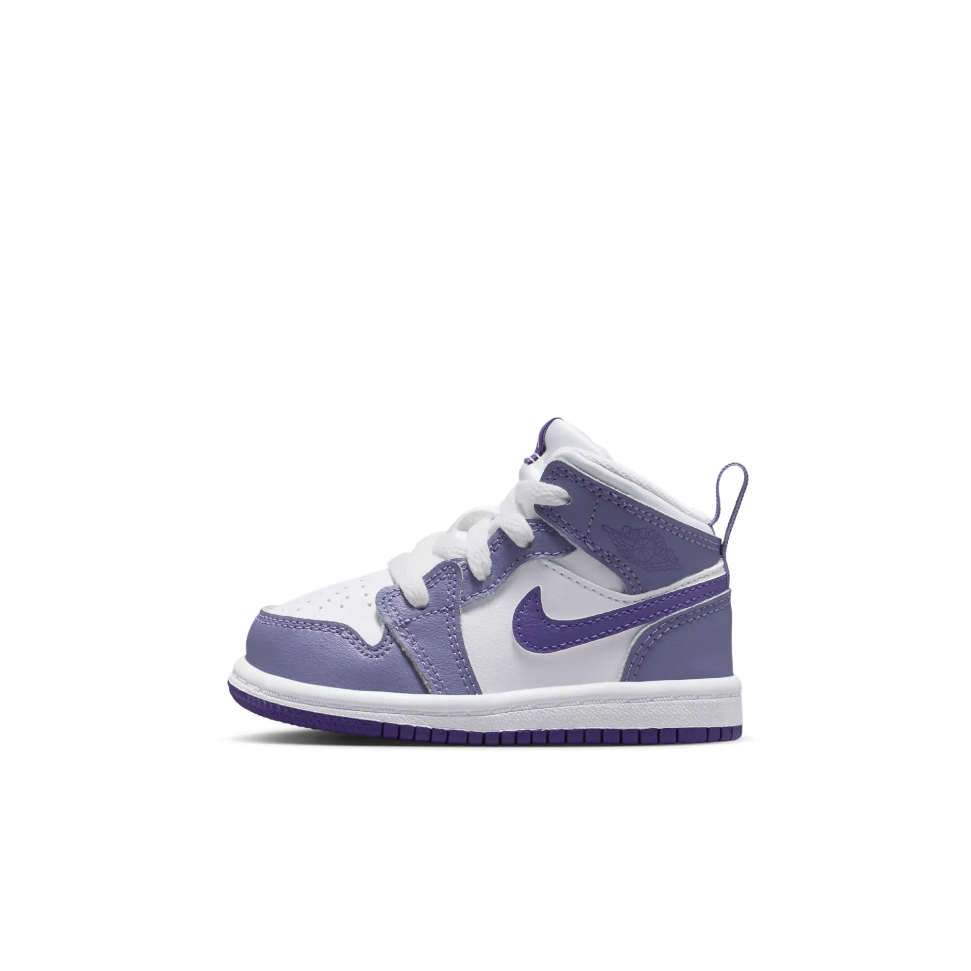 Nike Jordan 1 Mid Baby/Toddler Shoes - Purple