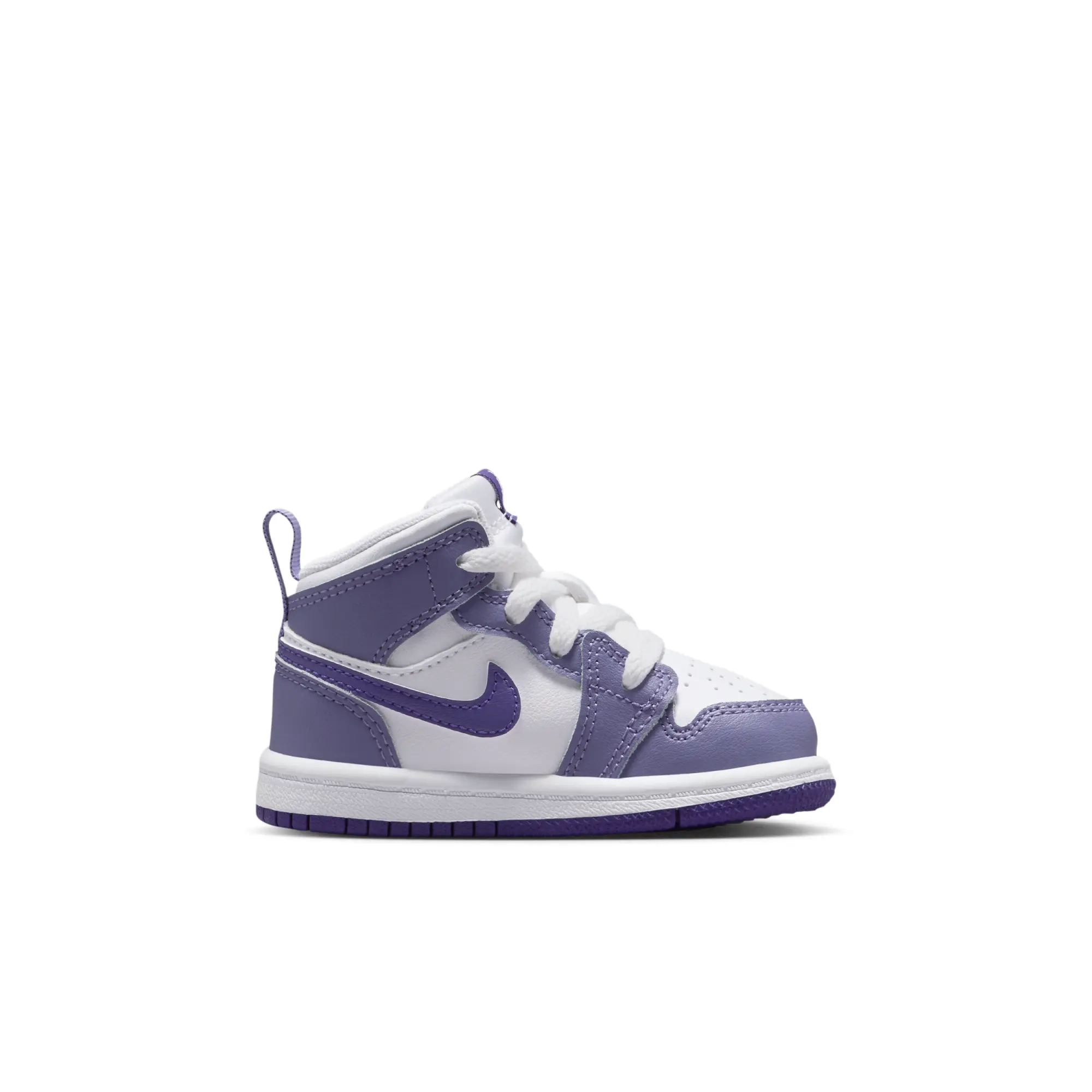 Nike Jordan 1 Mid Baby/Toddler Shoes - Purple
