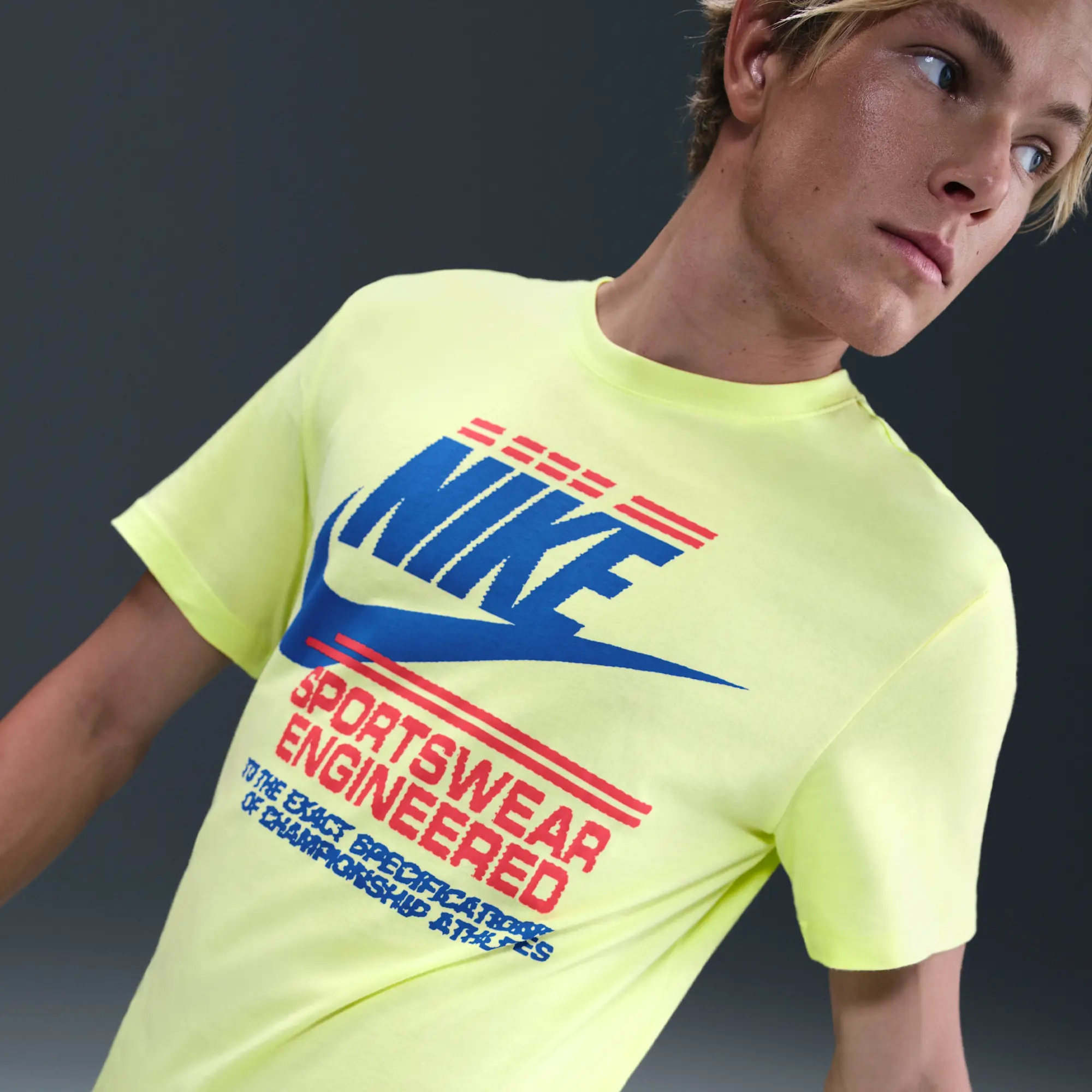 Nike Sportswear Men's T-Shirt - Yellow