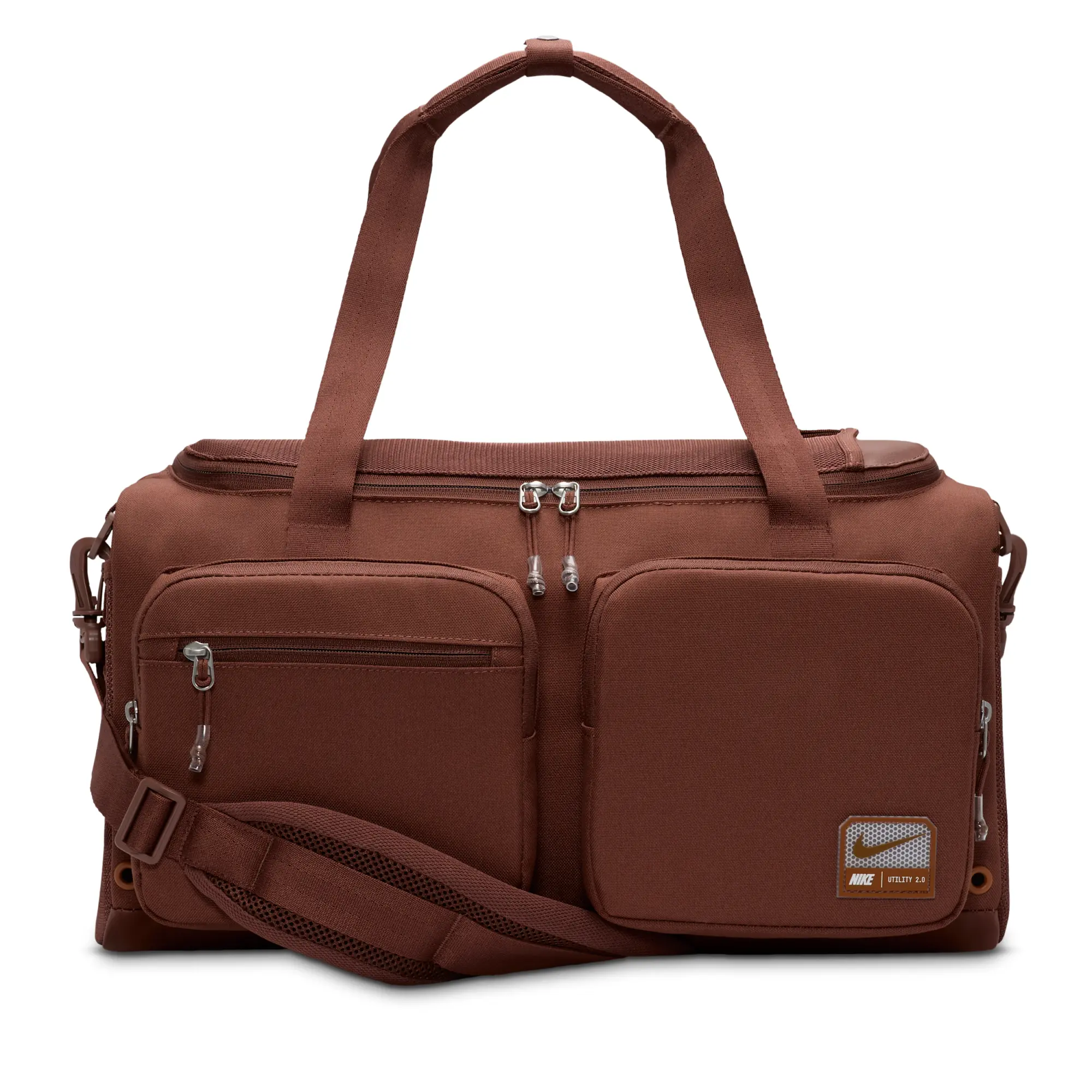Nike Utility Power 2.0 Duffel Bag (Small, 31L) - Brown - Recycled Polyester Minimum