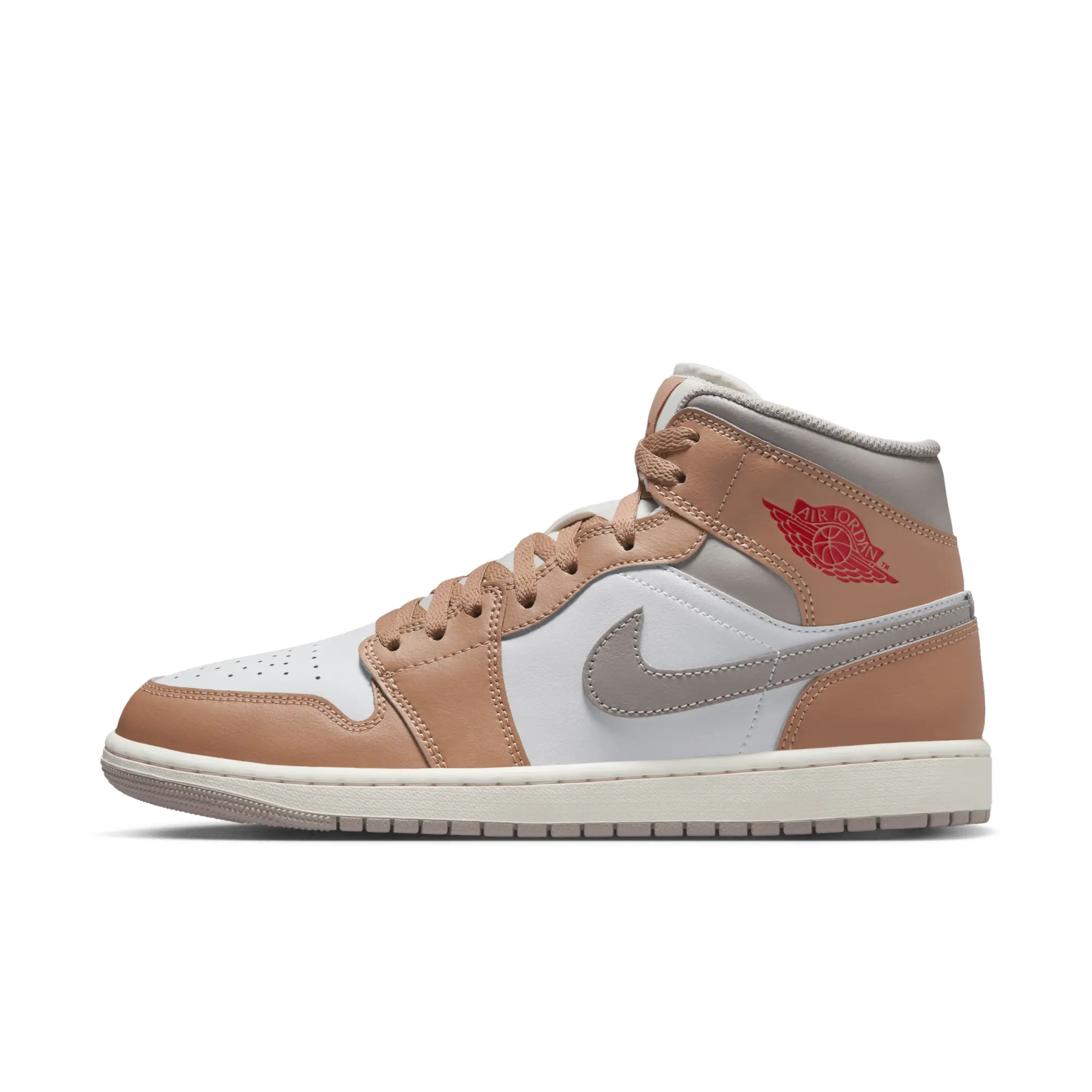 Nike Air Jordan 1 Mid Men's Shoes - Brown