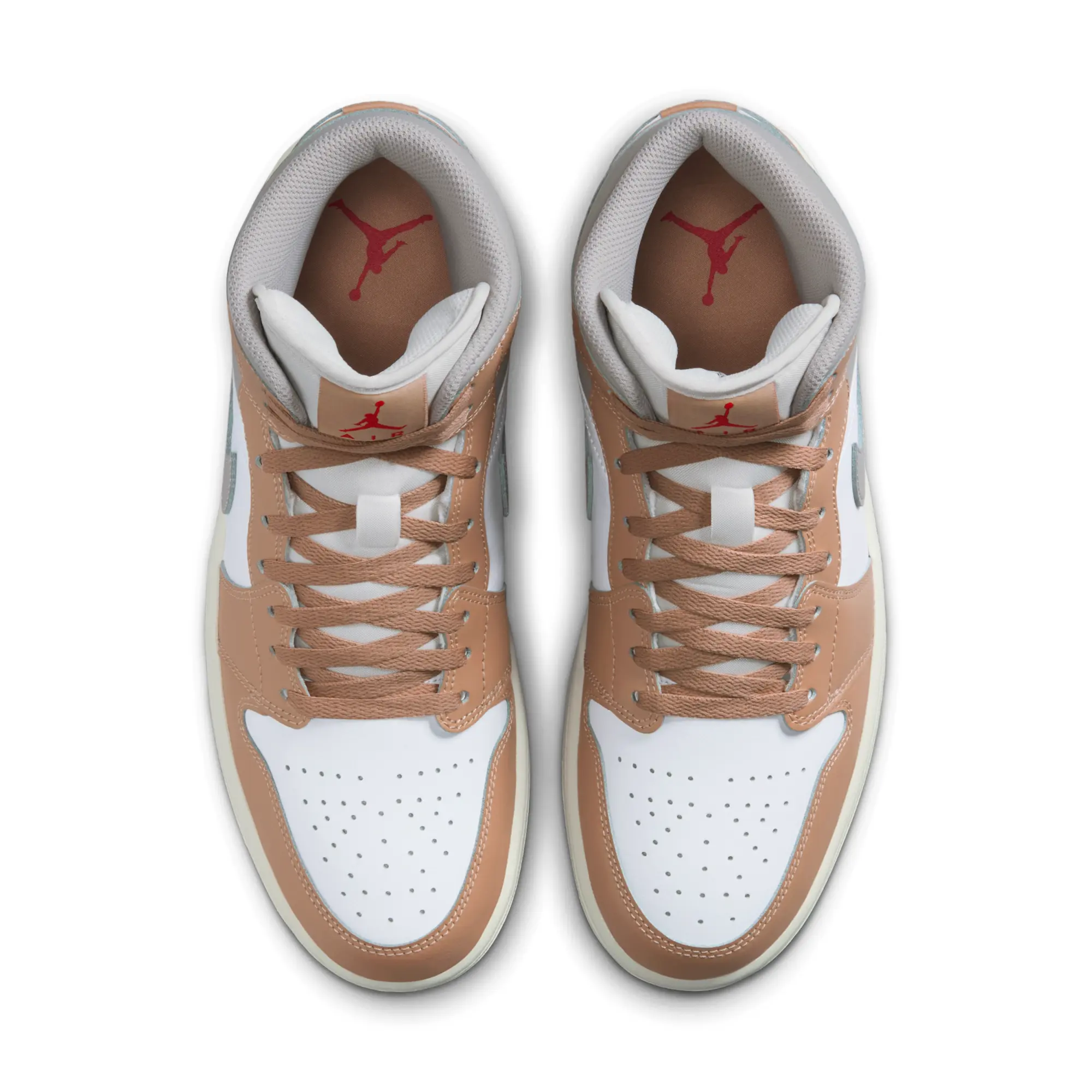 Nike Air Jordan 1 Mid Men's Shoes - Brown