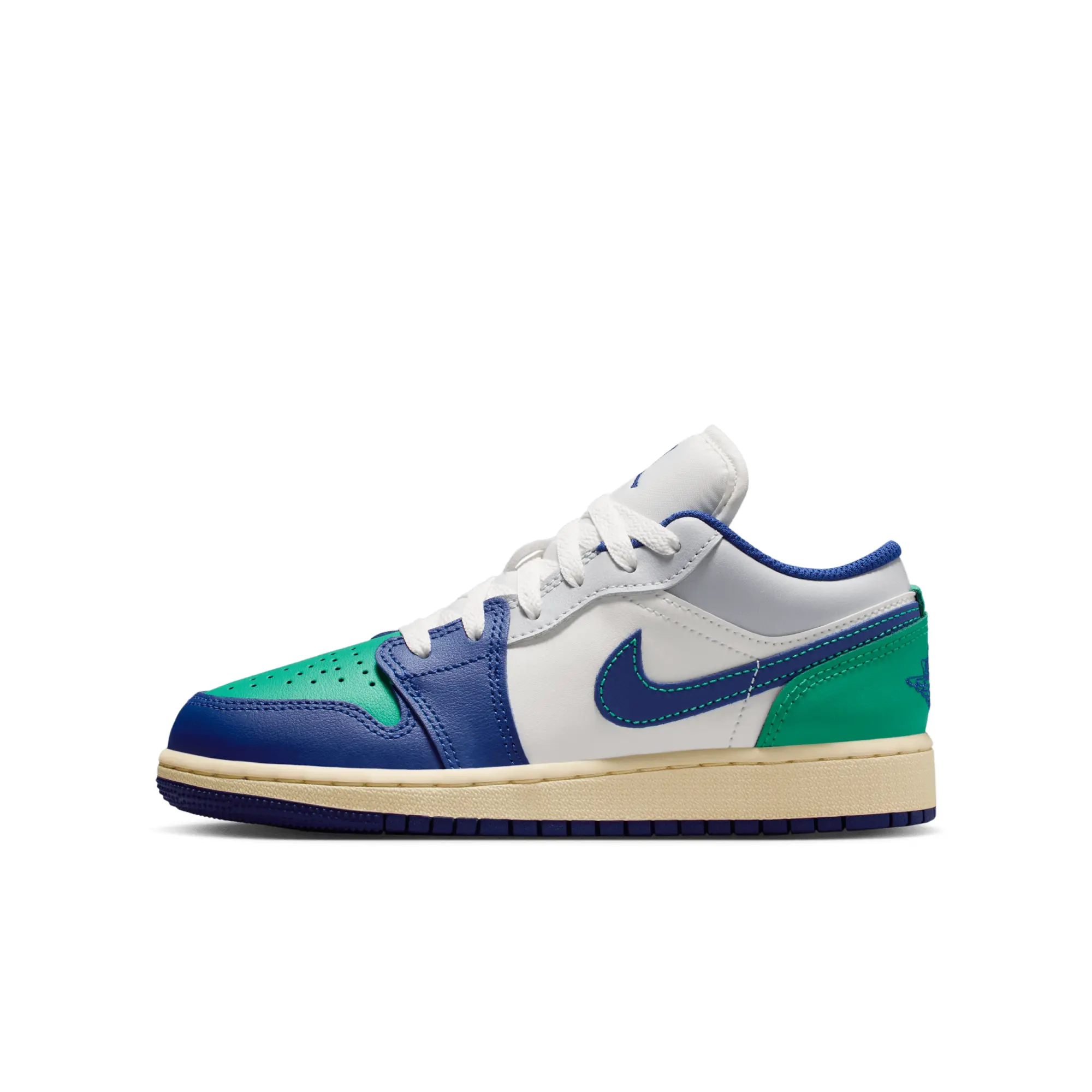 Nike Air Jordan 1 Low Older Kids' Shoes - White