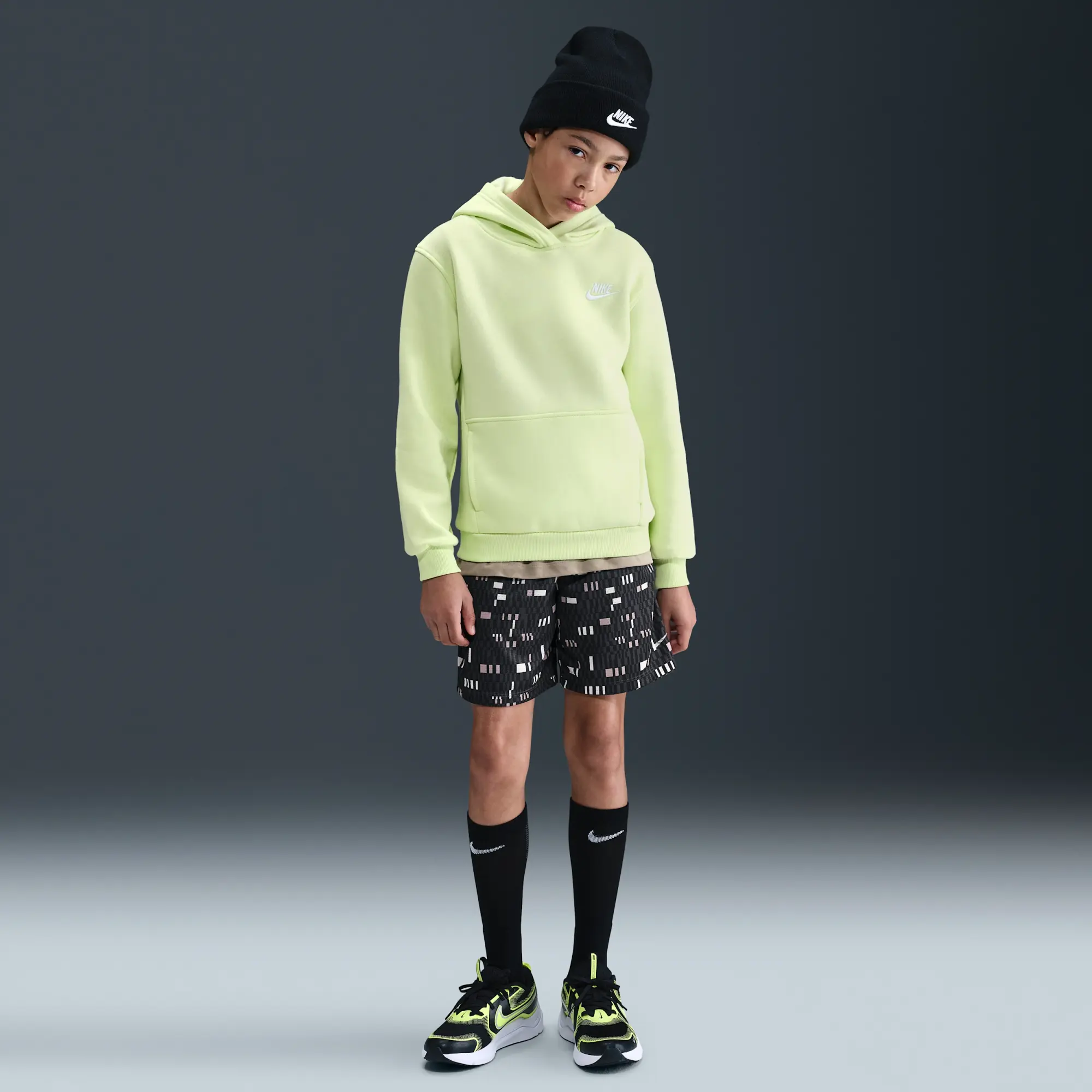 Nike Multi Older Kids' (Boys') Dri-FIT Shorts - Black - Sustainable Materials