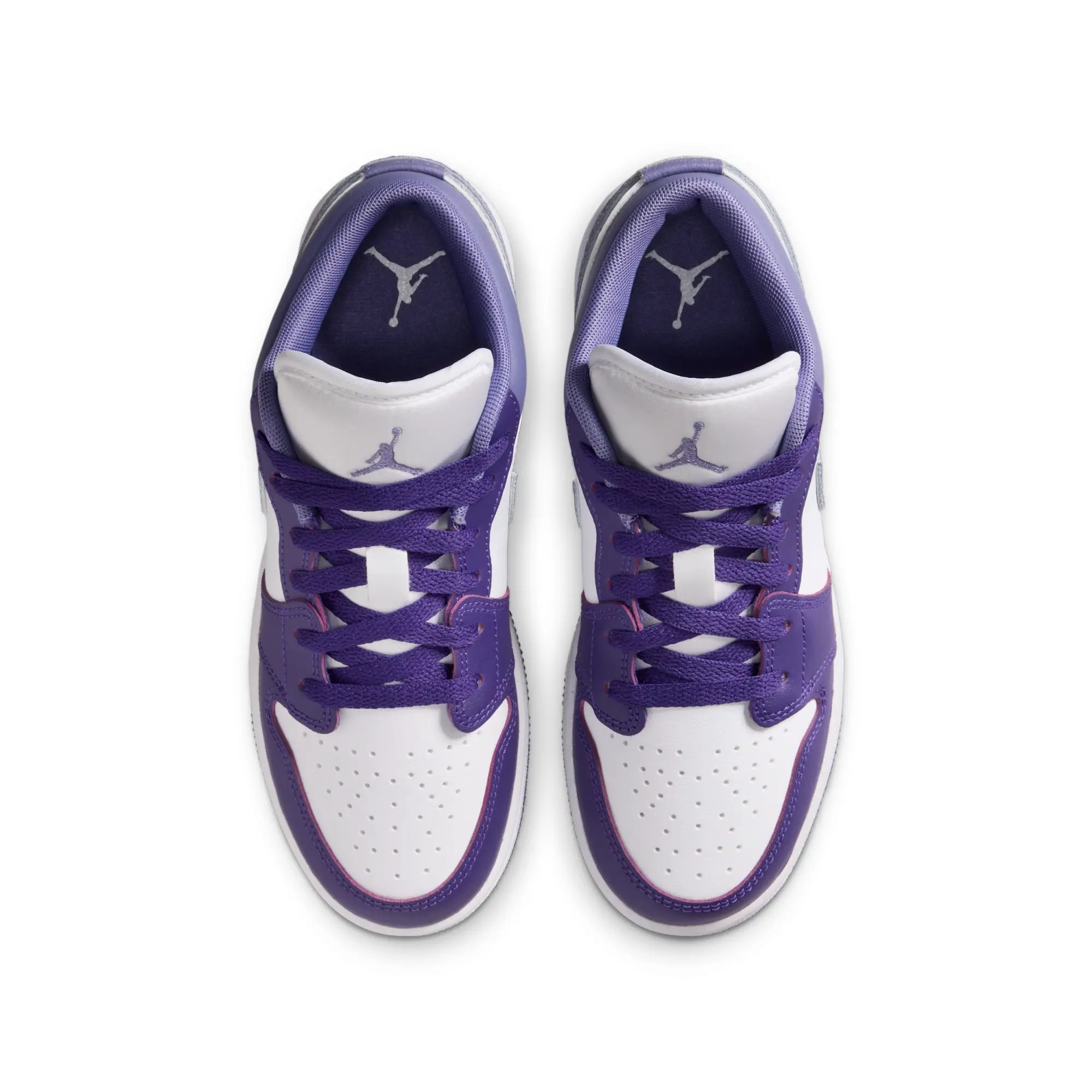 Nike Air Jordan 1 Low Older Kids' Shoes - Purple