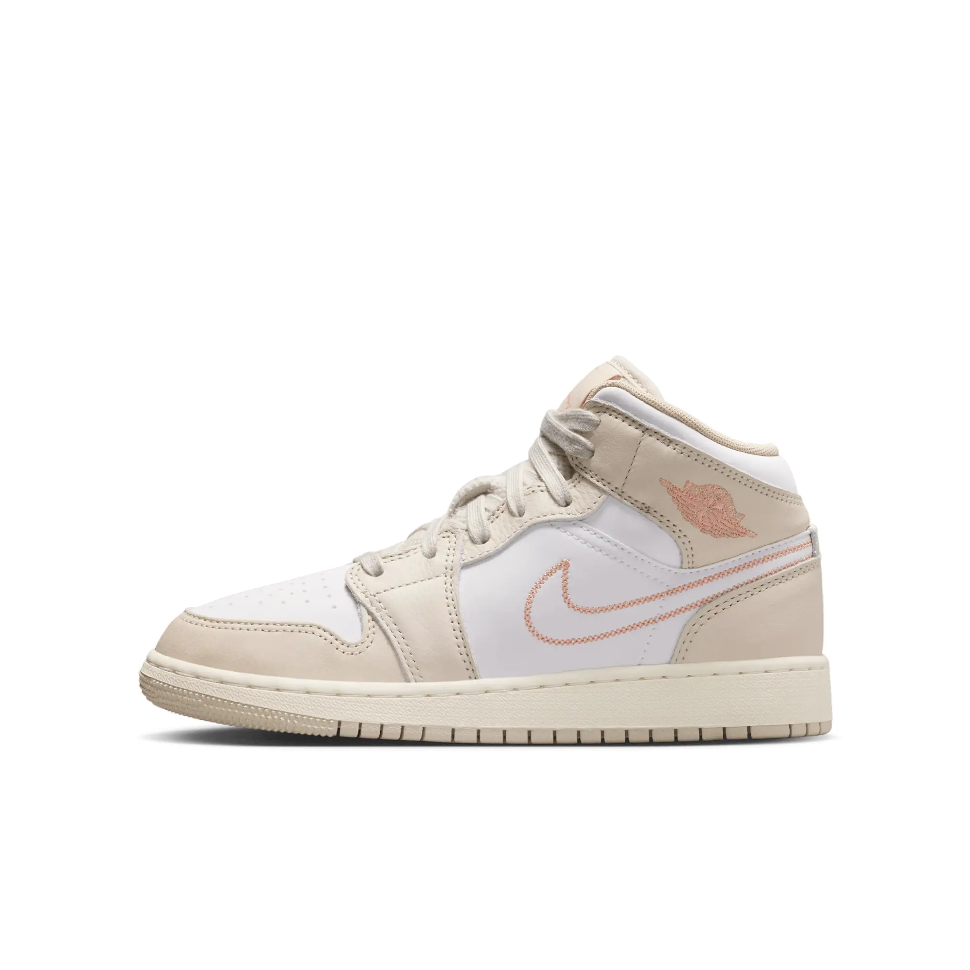 Nike Air Jordan 1 Mid SE Older Kids' Shoes - Brown