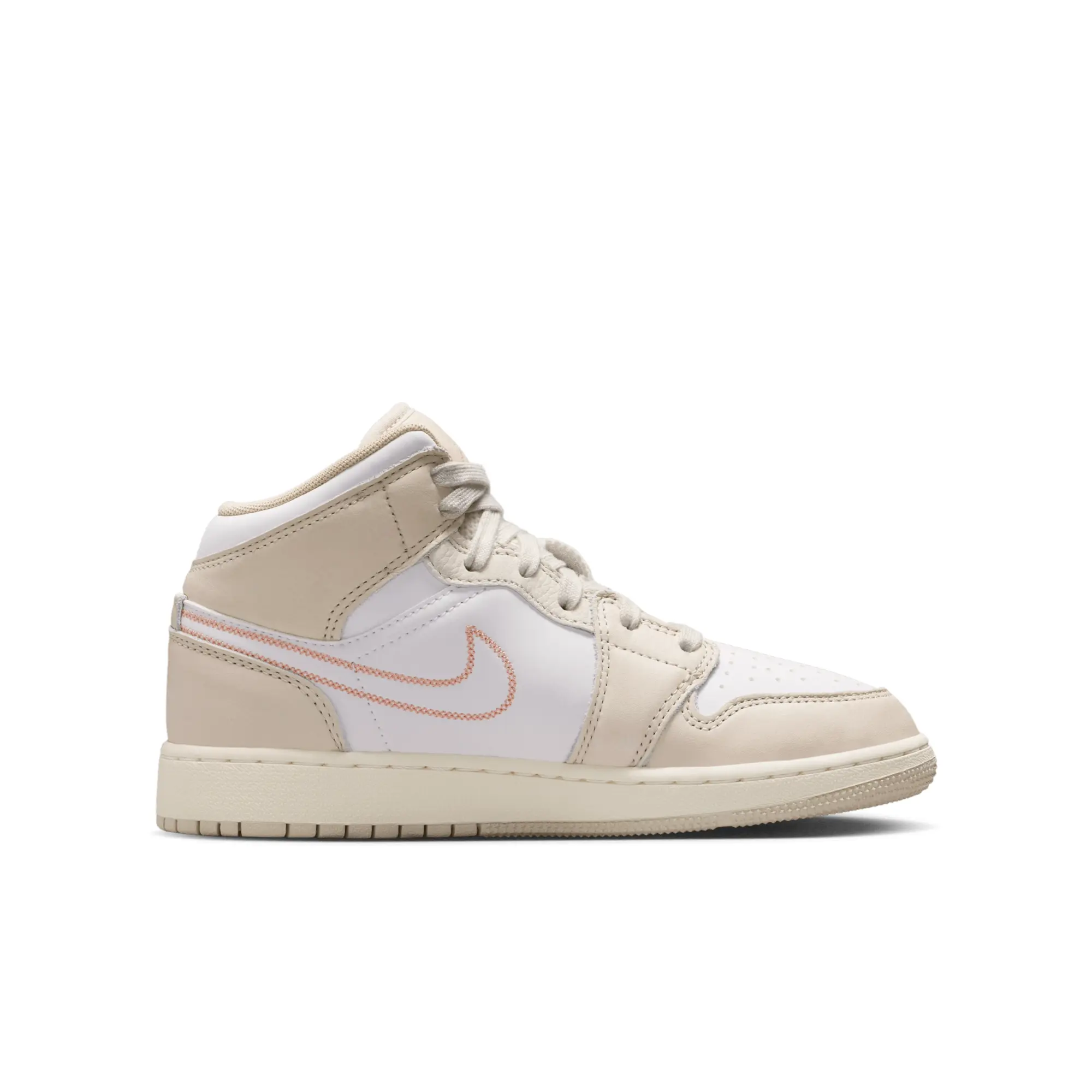 Nike Air Jordan 1 Mid SE Older Kids' Shoes - Brown