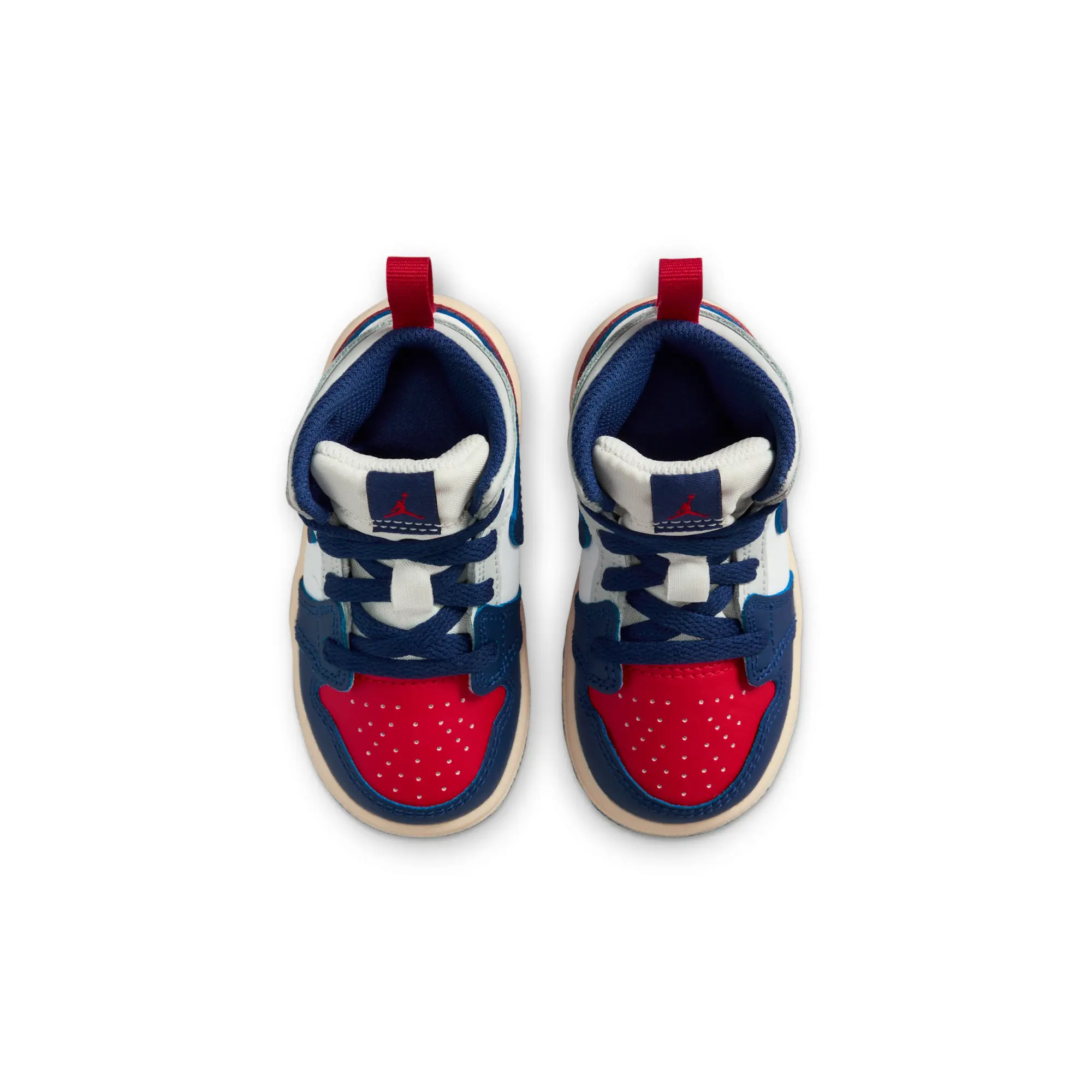 Nike Jordan 1 Mid Baby/Toddler Shoes - White