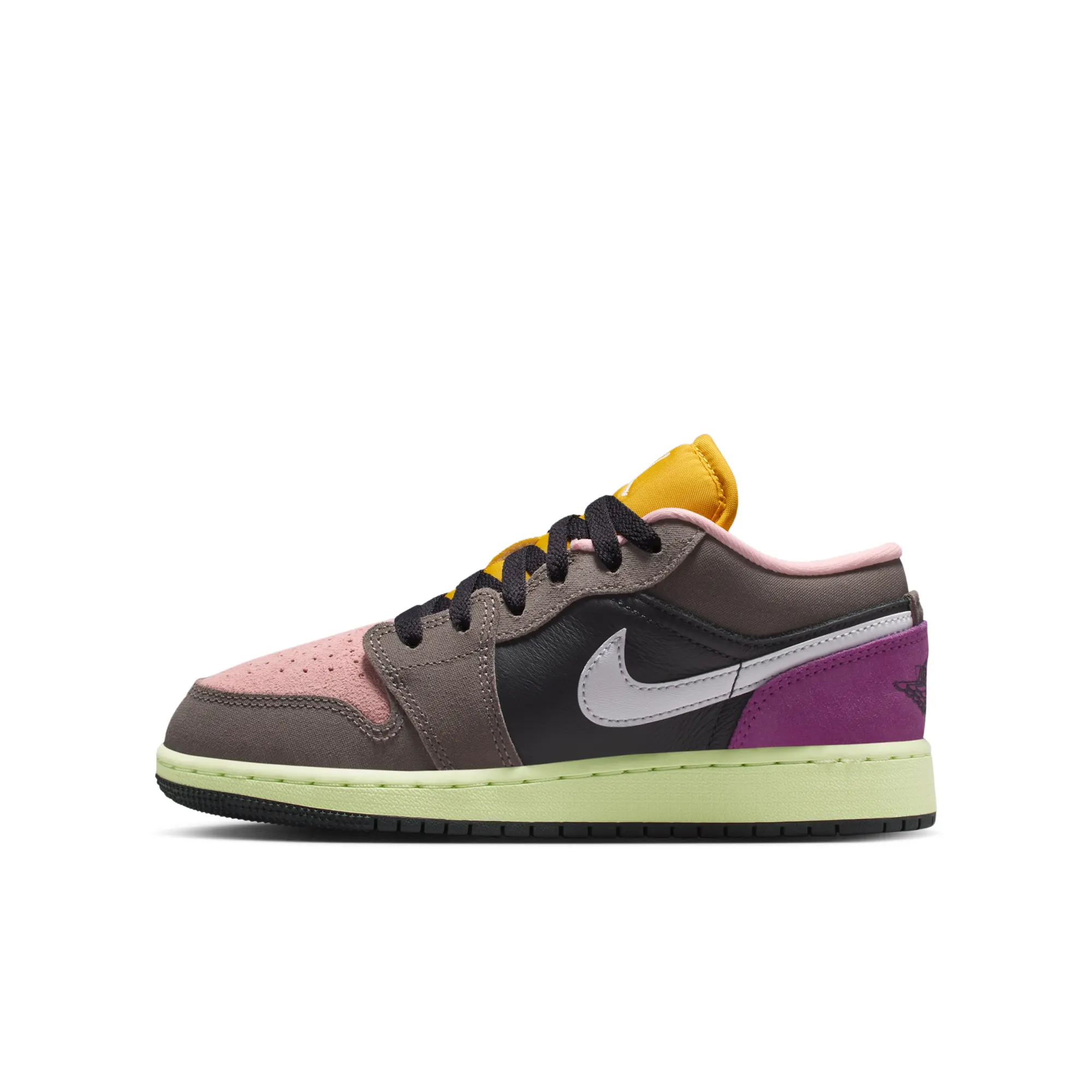 Nike Air Jordan 1 Low SE Older Kids' Shoes - Grey