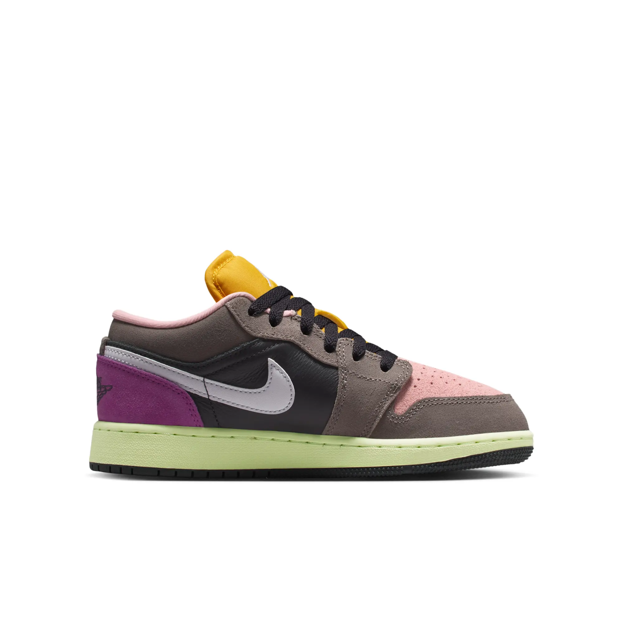 Nike Air Jordan 1 Low SE Older Kids' Shoes - Grey