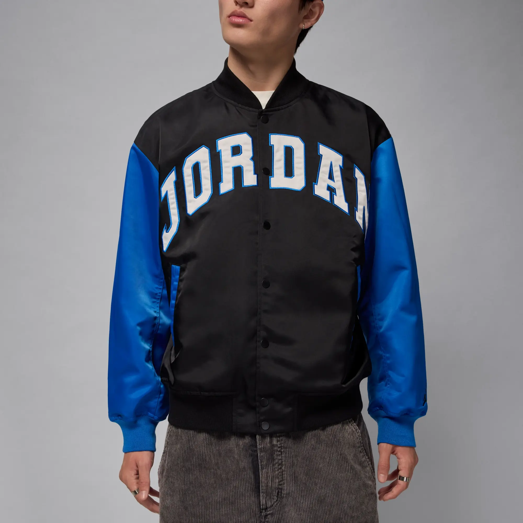 Nike Jordan Brooklyn Men's University Varsity Jacket - Black