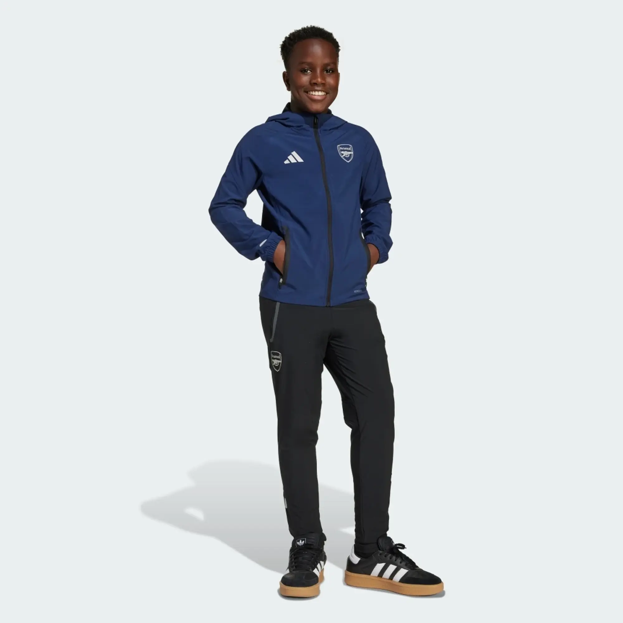 adidas Arsenal Tiro 25 Competition Vis Tech Travel Pants Kids