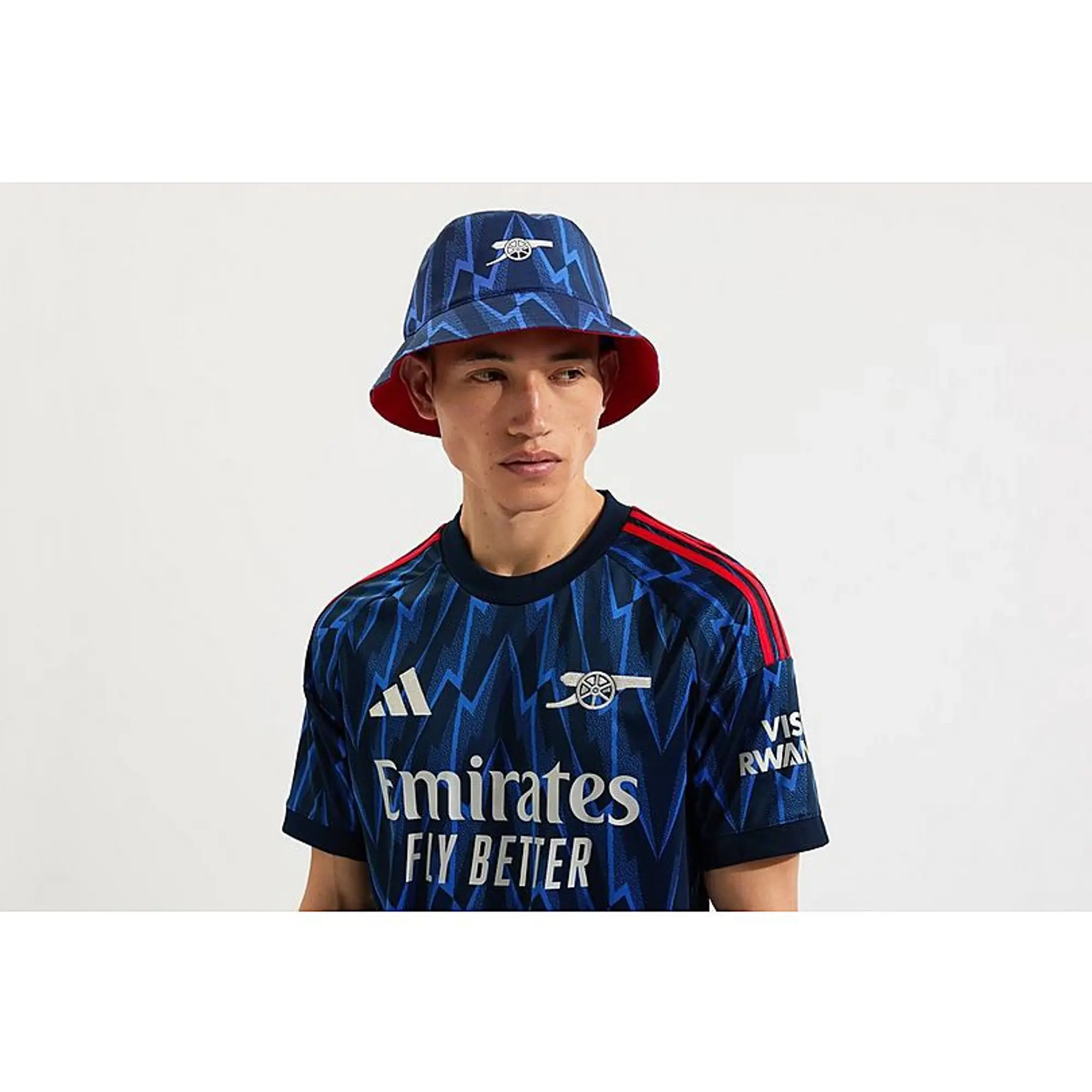 Arsenal adidas 25/26 Away Bucket Hat, Multicolor