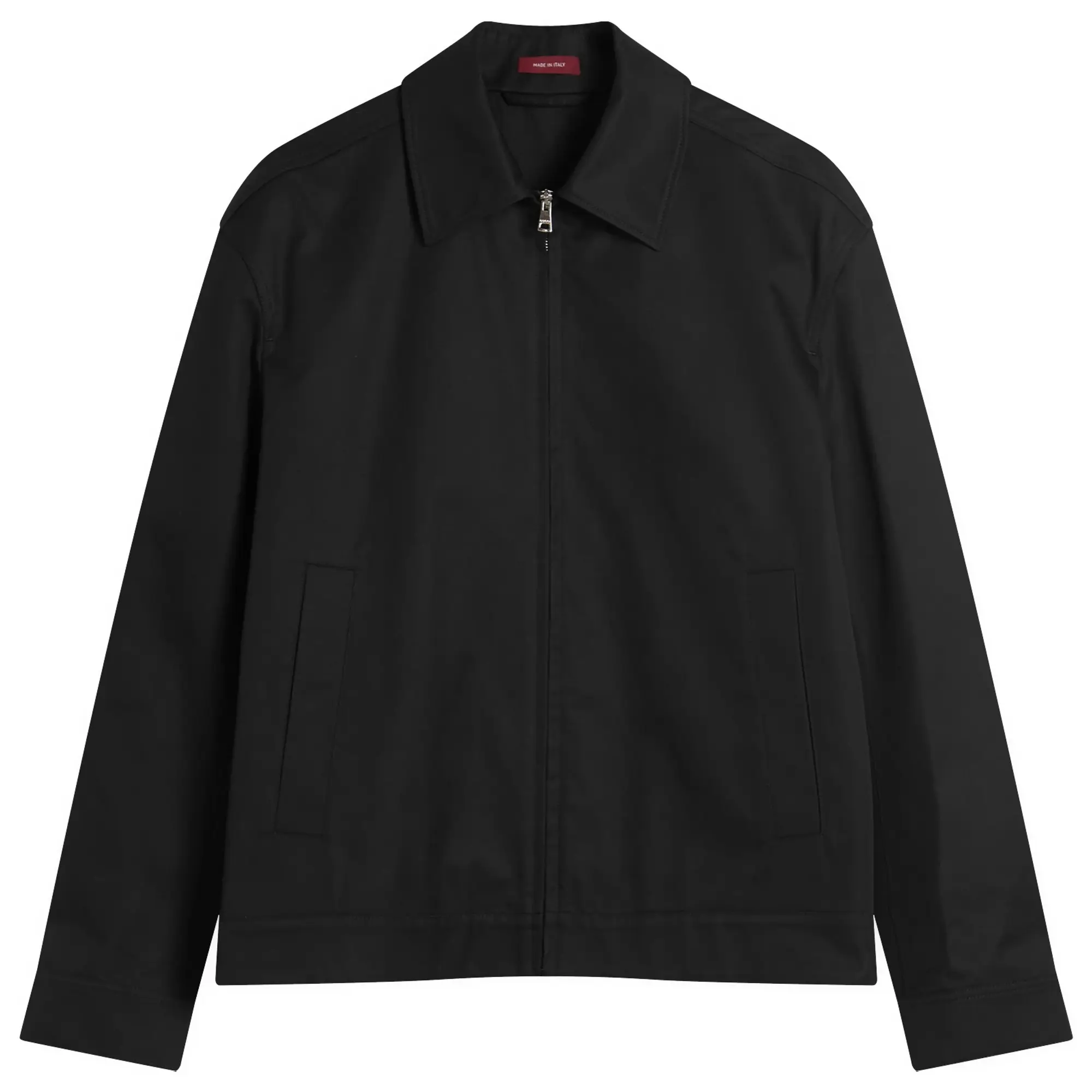 Gucci Men's Compact Cotton Twill Zip Blouson Black