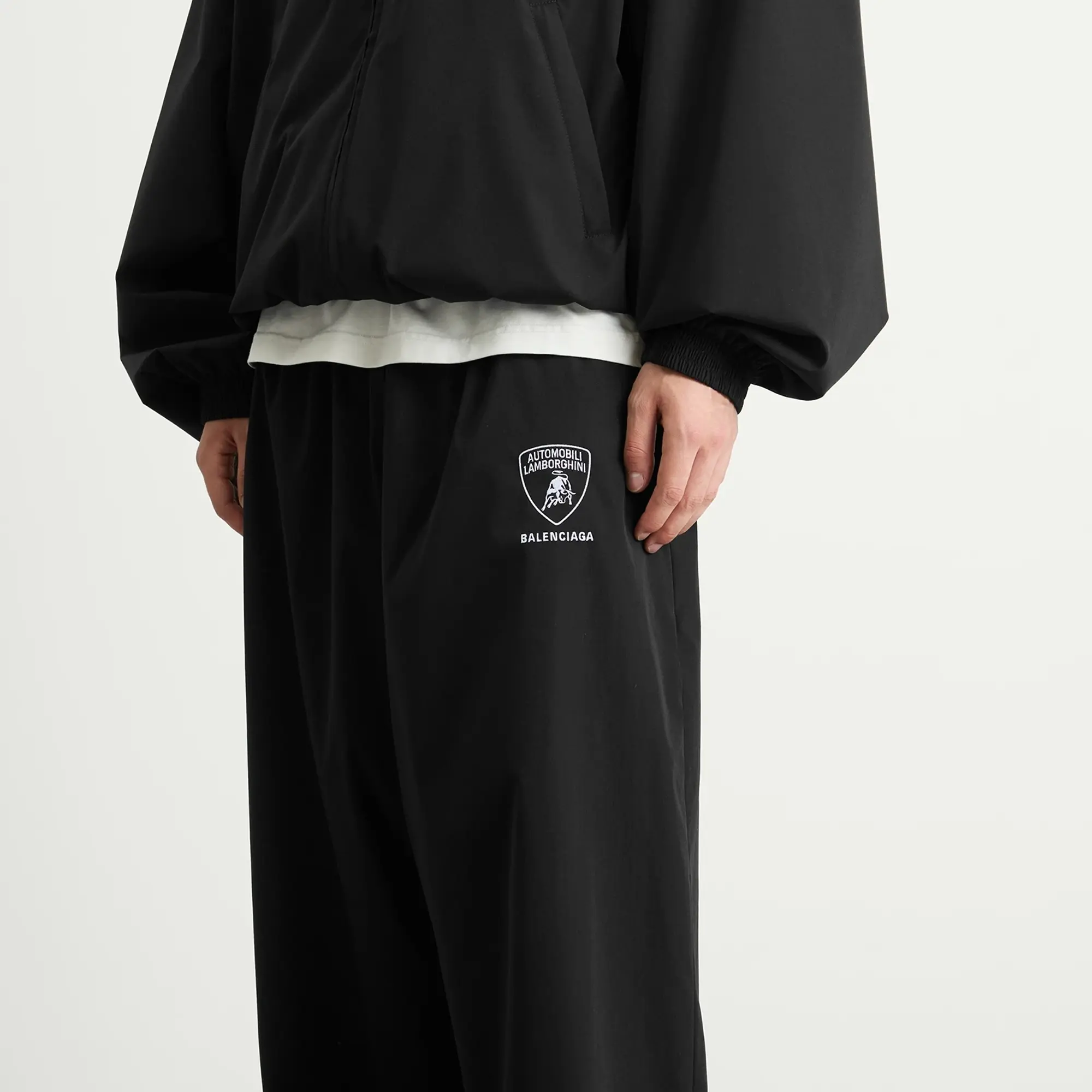 Balenciaga Men's Automobili Lanborghini Tracksuit Pants Black