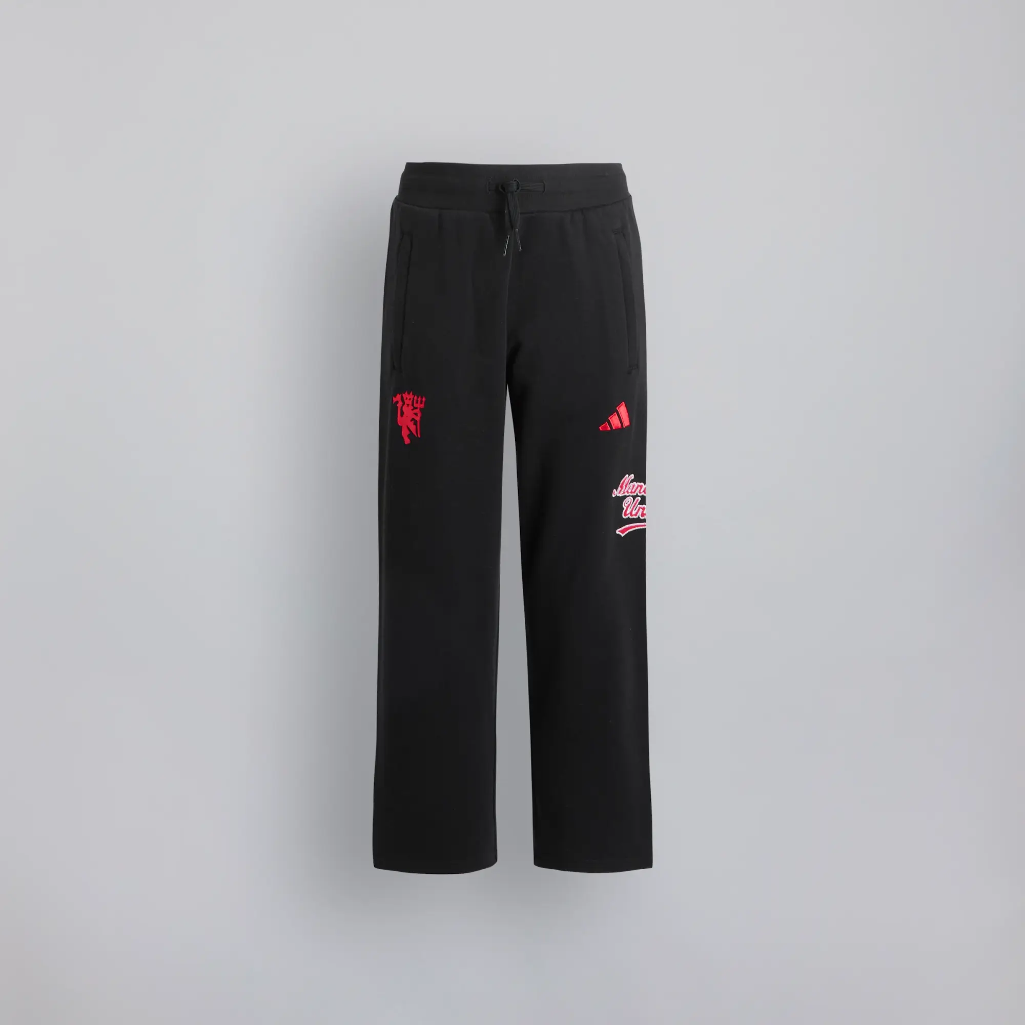 Manchester United x adidas Kids US Pack Tracksuit Bottoms Black