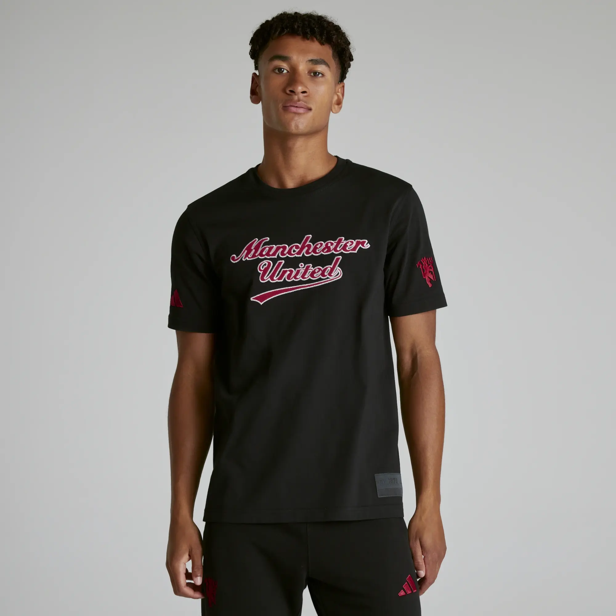 Manchester United x adidas US Pack T-Shirt Black