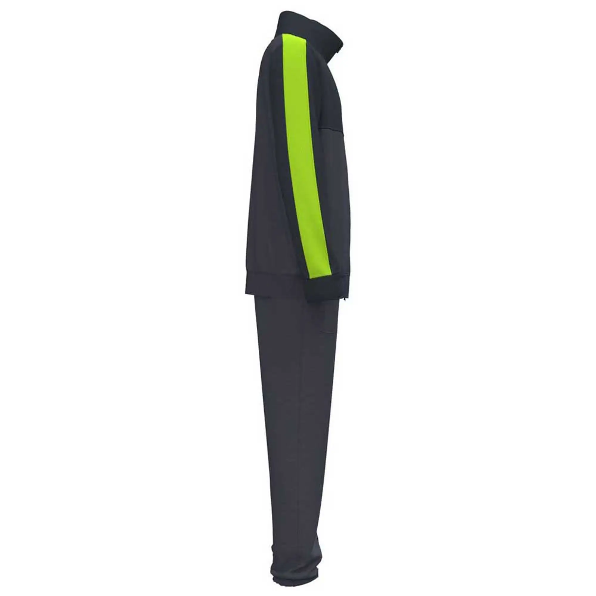 Under Armour  Rival Colorblock Boys' Knit Tracksuit Downpour Gray / Washed Navy / Hyper Green YLG (59 - 63 in)
